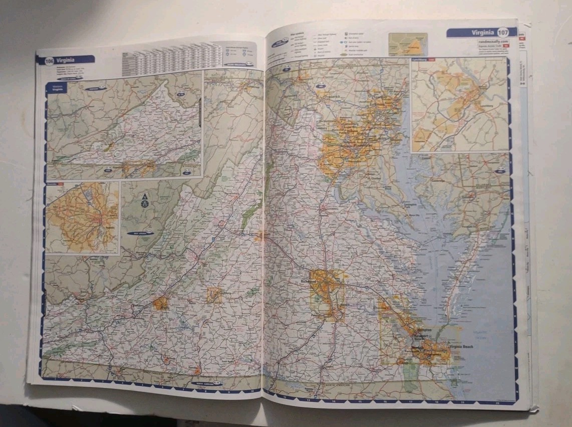 Rand McNally 2005 The Road Atlas: United States, Canada, Mexico Paperback Book.