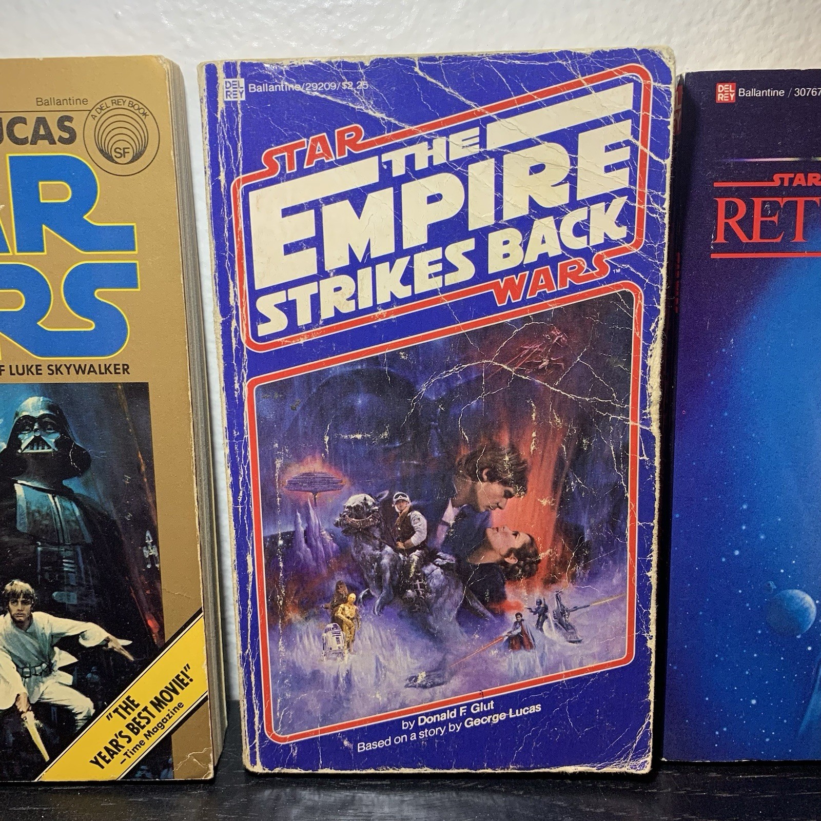 Star Wars Trilogy: Del Rey Book Lot of 3 (Paperback) First Special Printing