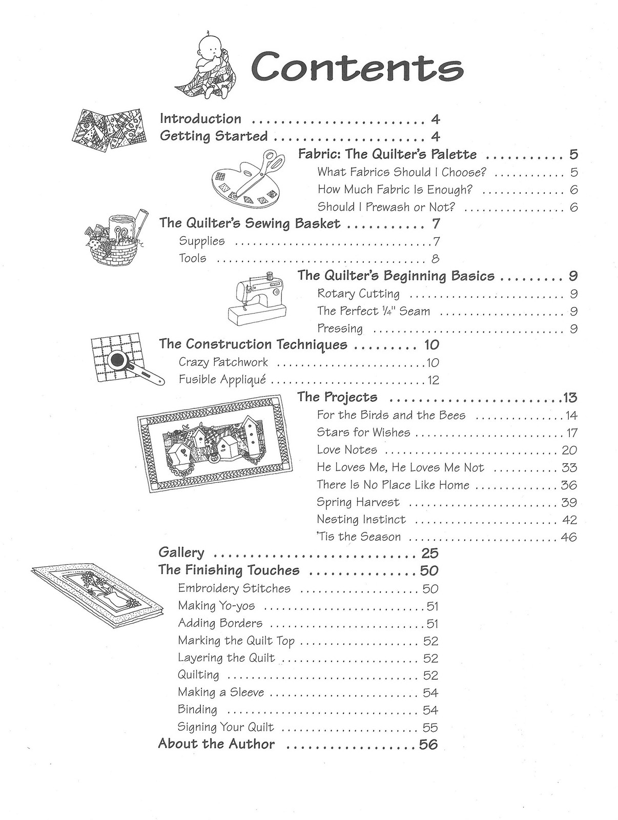 Crazy but Pieceable – Eight Charming Patterns to Make and Enjoy – 56 Pages Book