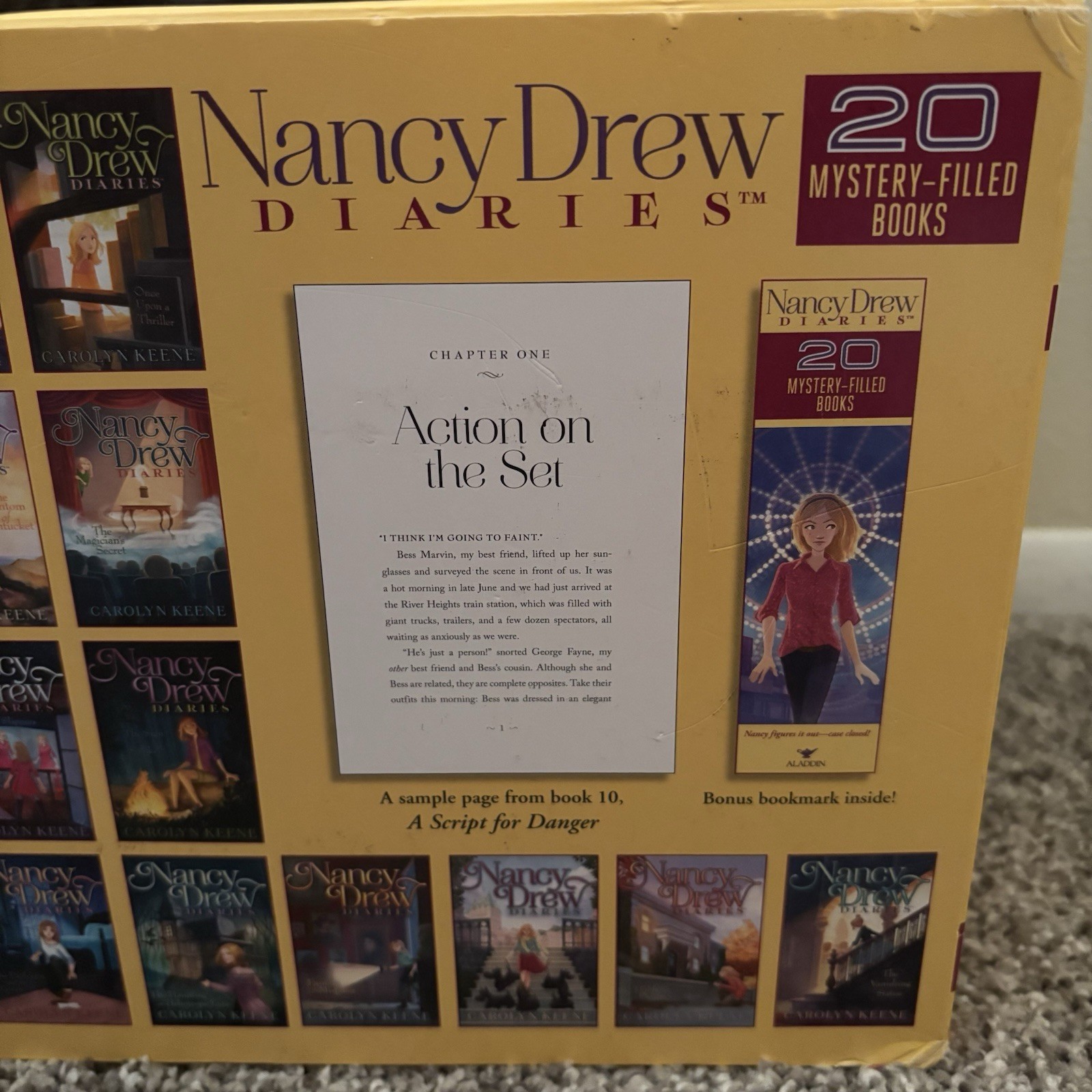 Nancy Drew Diaries Complete Box Set #1-20 Paperback Carolyn Keene