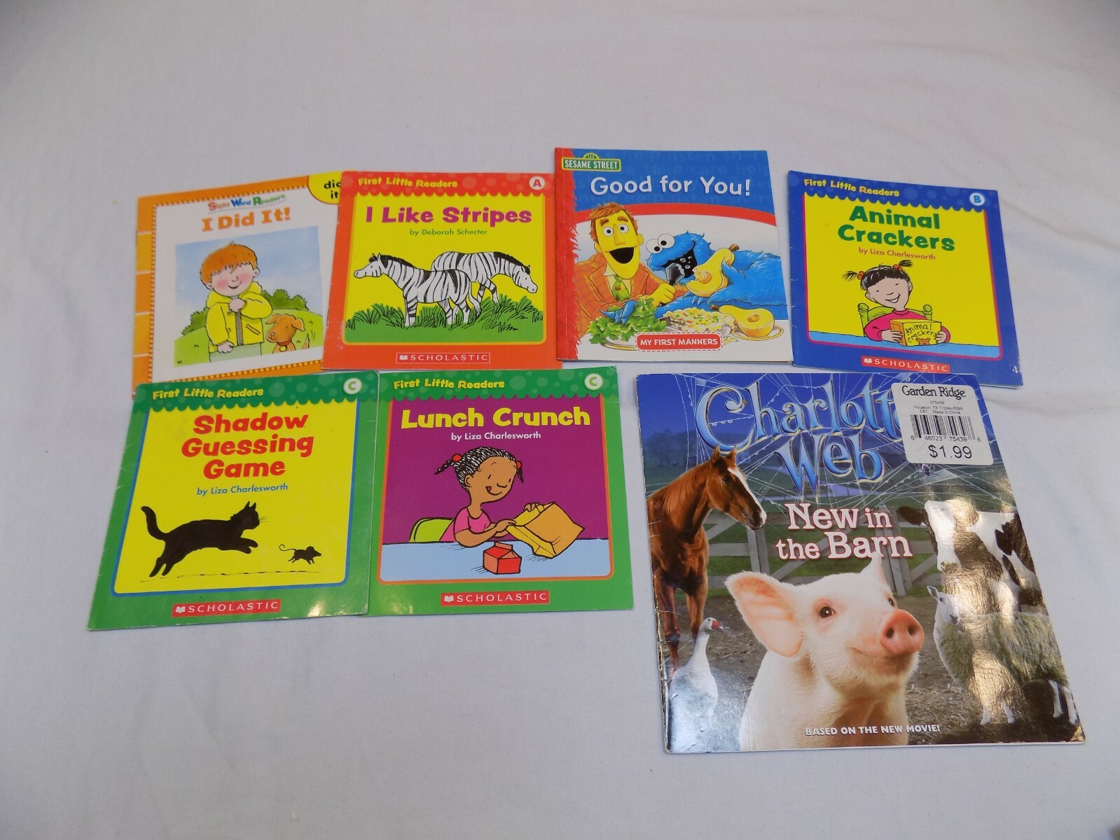 Children’s Book Lot Paperback LOT Thin Scholastic Sesame Street Chickfila + Kids