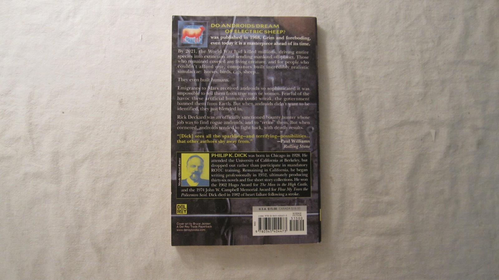 Do Androids Dream of Electric Sheep? by PHILIP K. DICK (1996 Del Rey TPB)*VG+*