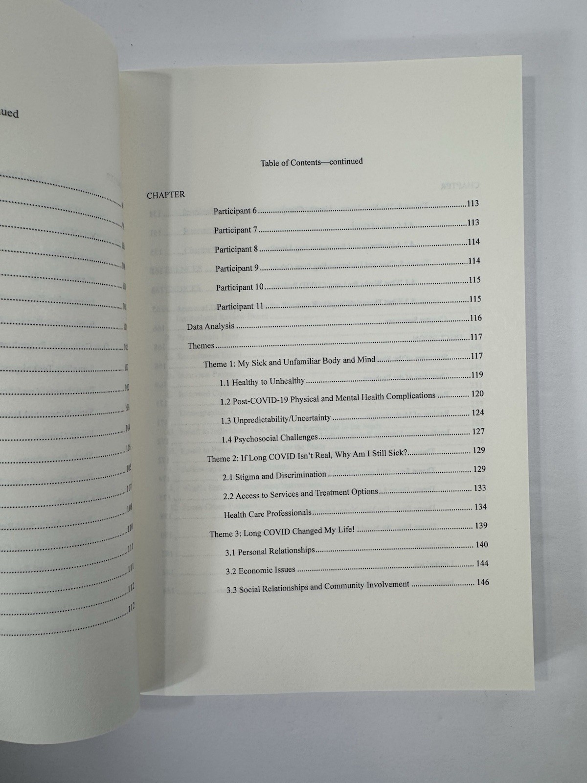 A Phenomenology Study Exploring Mental Health and Psychosocial Adaptation to