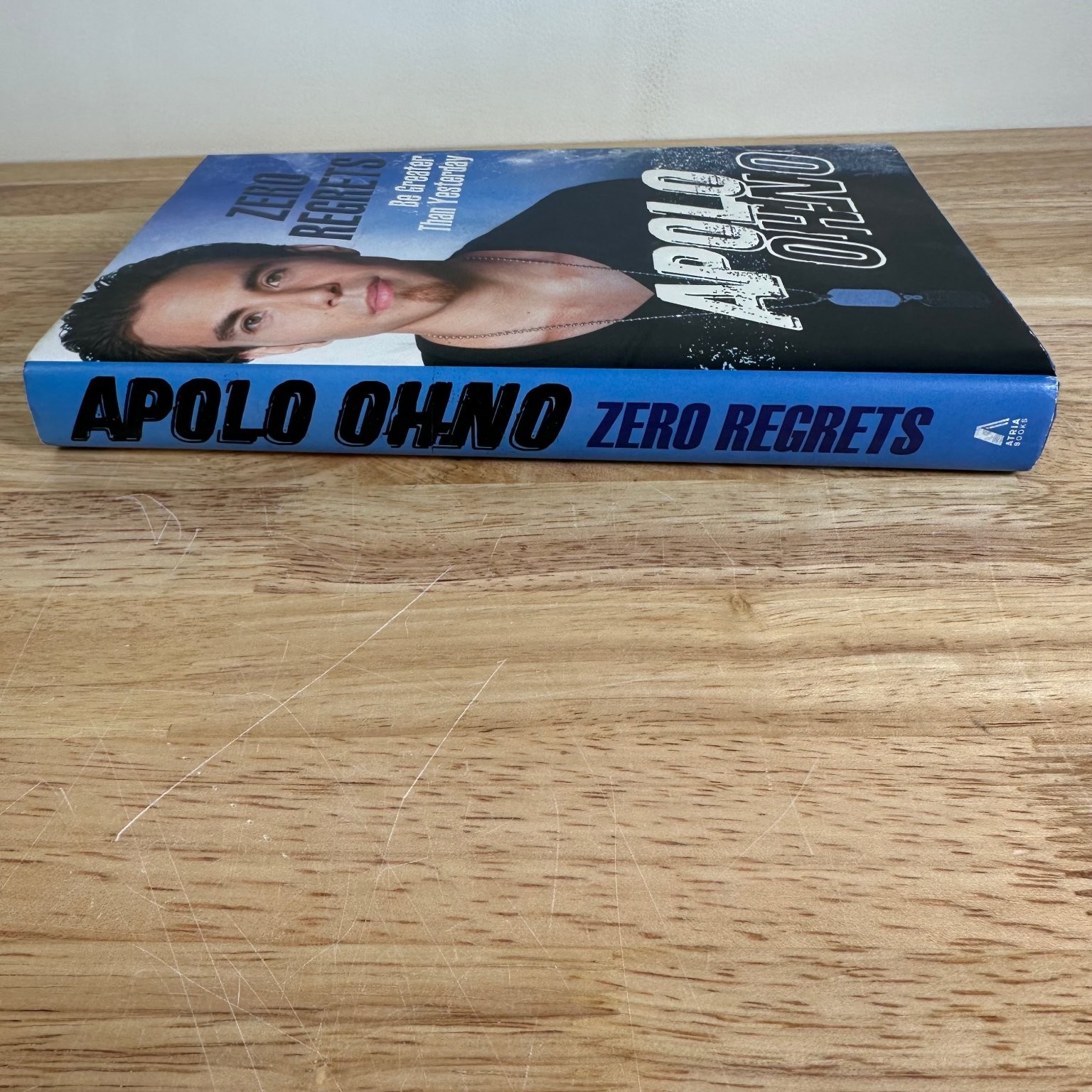 Zero Regrets Apolo Ohno First Edition Signed Biography Atria Books