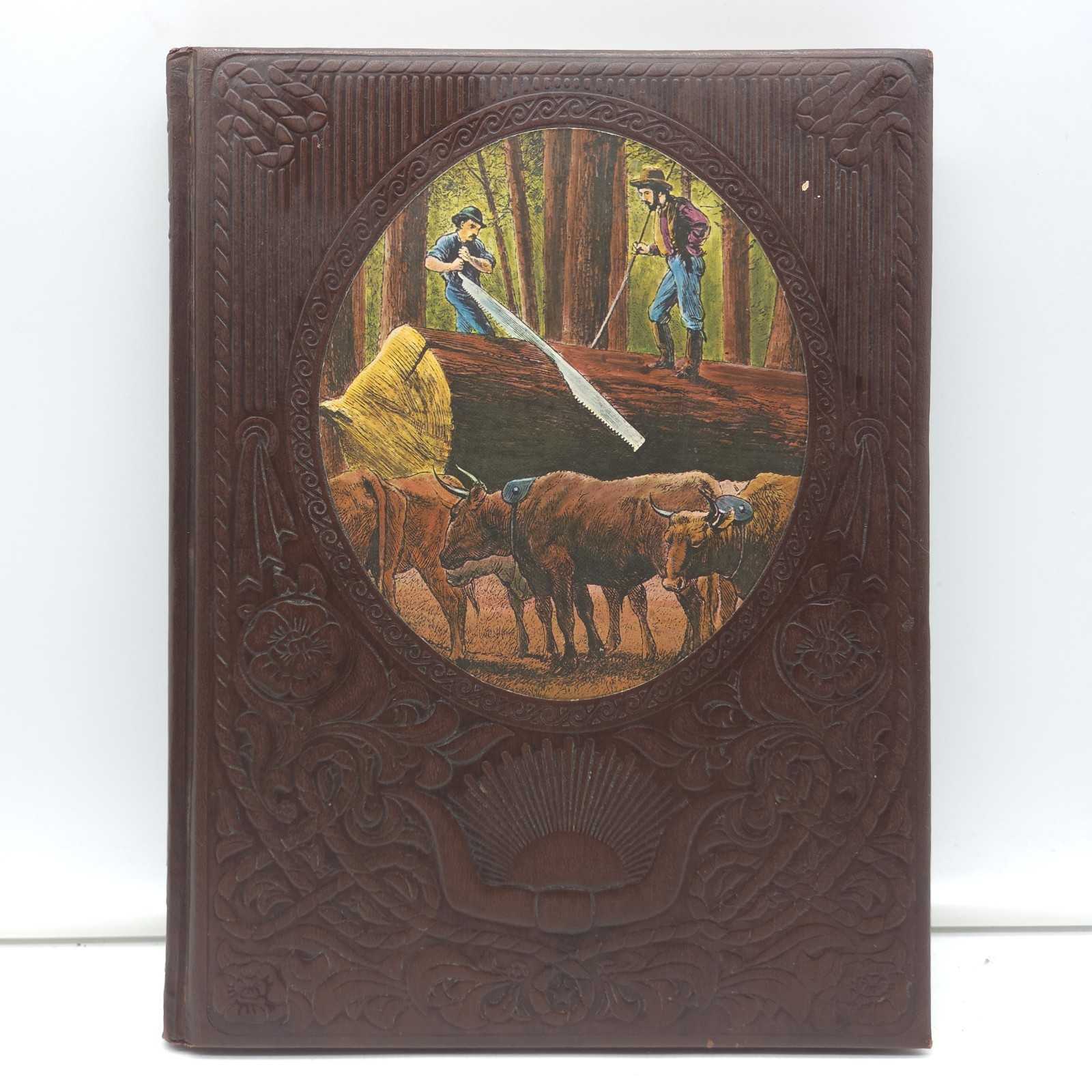 The Loggers Time Life Old West Series 1976 Hardcover Vintage Western Book