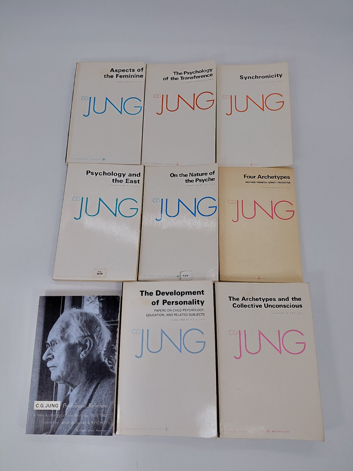 Lot Of 9 CG Jung, Bollingen Series, Princeton, Paperback