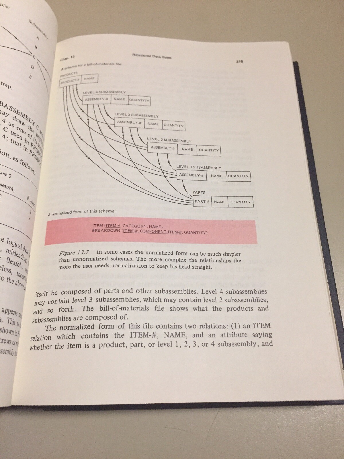 Vintage 1977 Computer Data-base Organization Martin