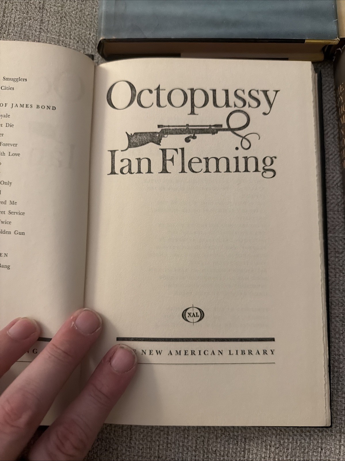 James Bond Book Collection Ian Fleming 1962-1964 Hardcover Original