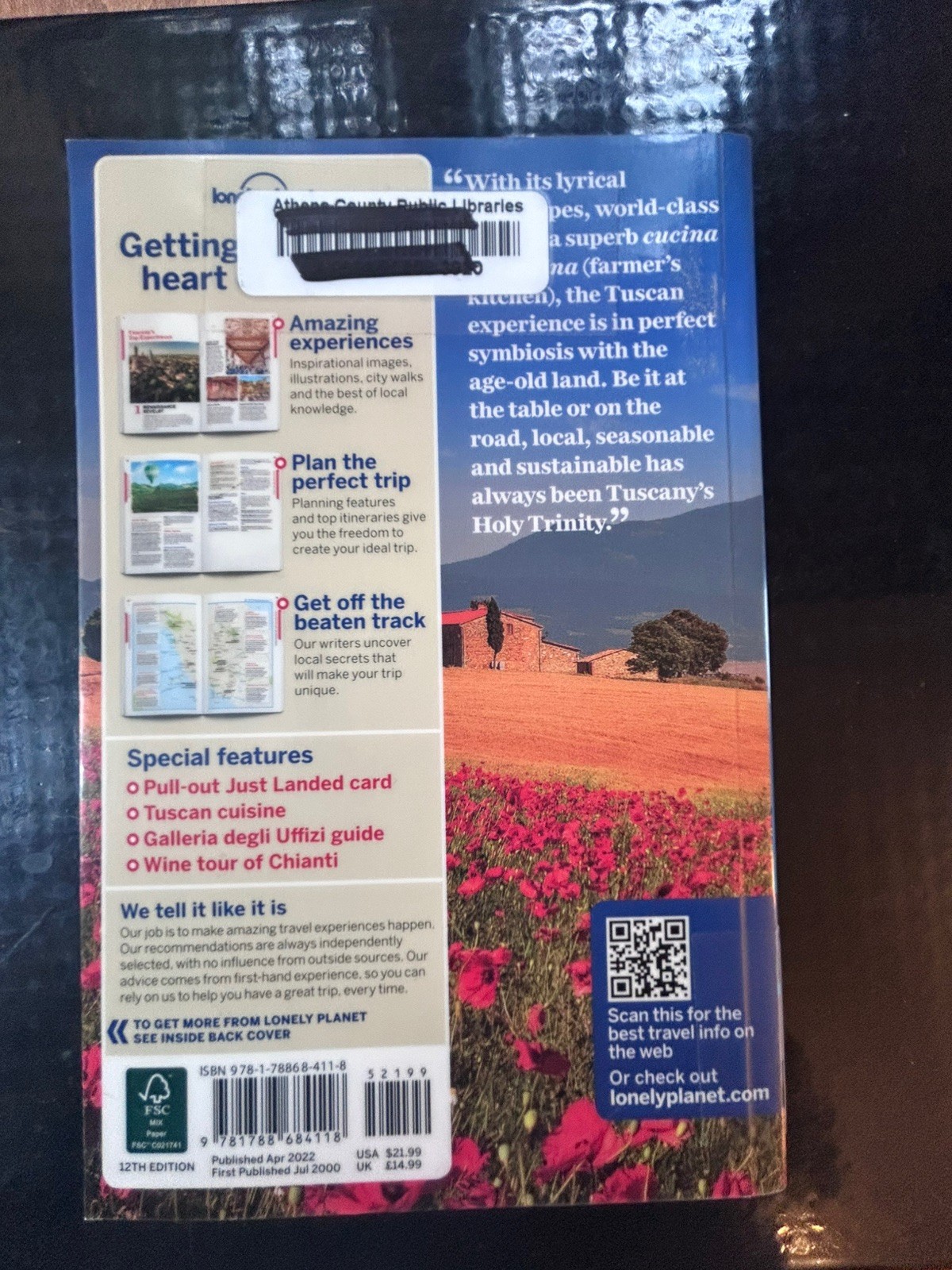 Lonely Planet Travel Guide Lot ROME + FLORENCE & TUSCANY Like New! Great Price!