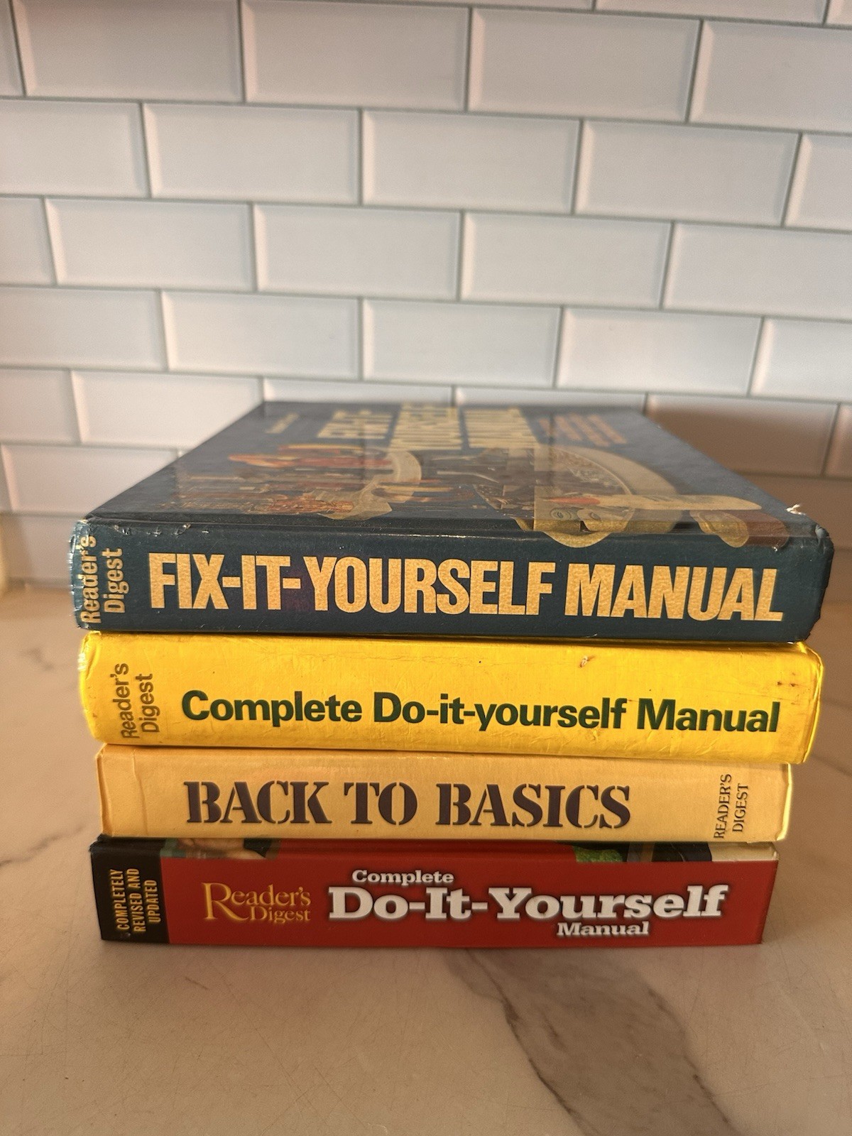 Reader’s Digest Complete Do It Fix Yourself DIY Home HC Book Manuals Lot Of 4