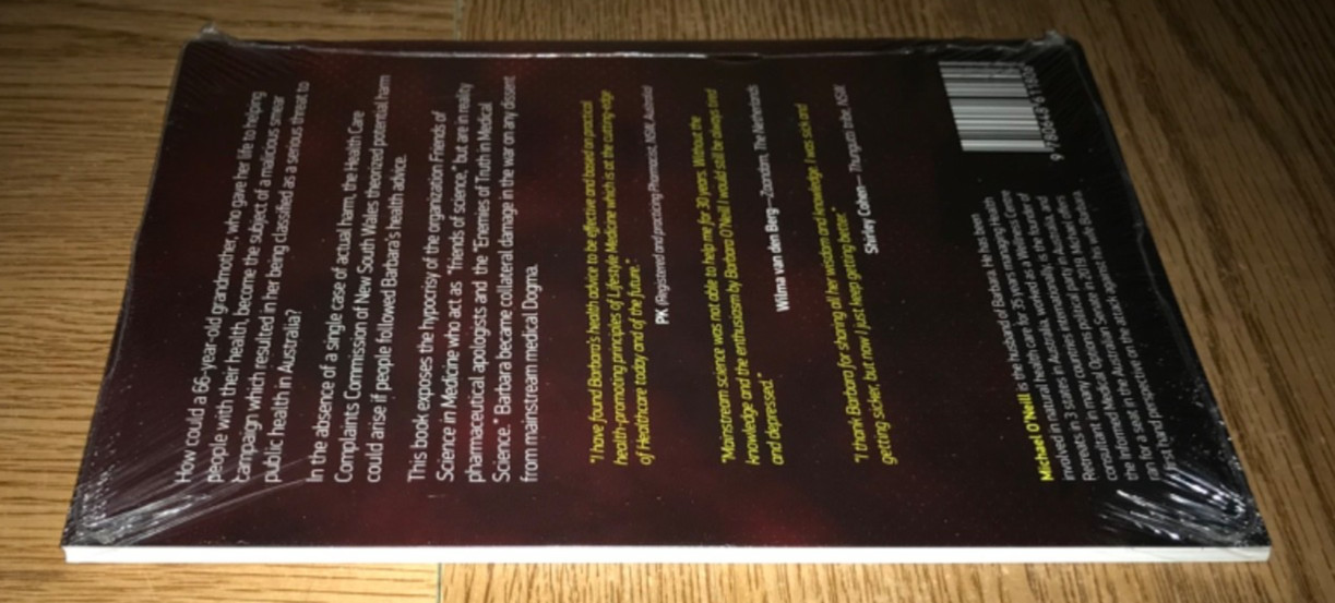 THE ASSASSINATION OF BARBARA O’NEILL BOOK MICHAEL O’NEILL NEW IN PLASTIC