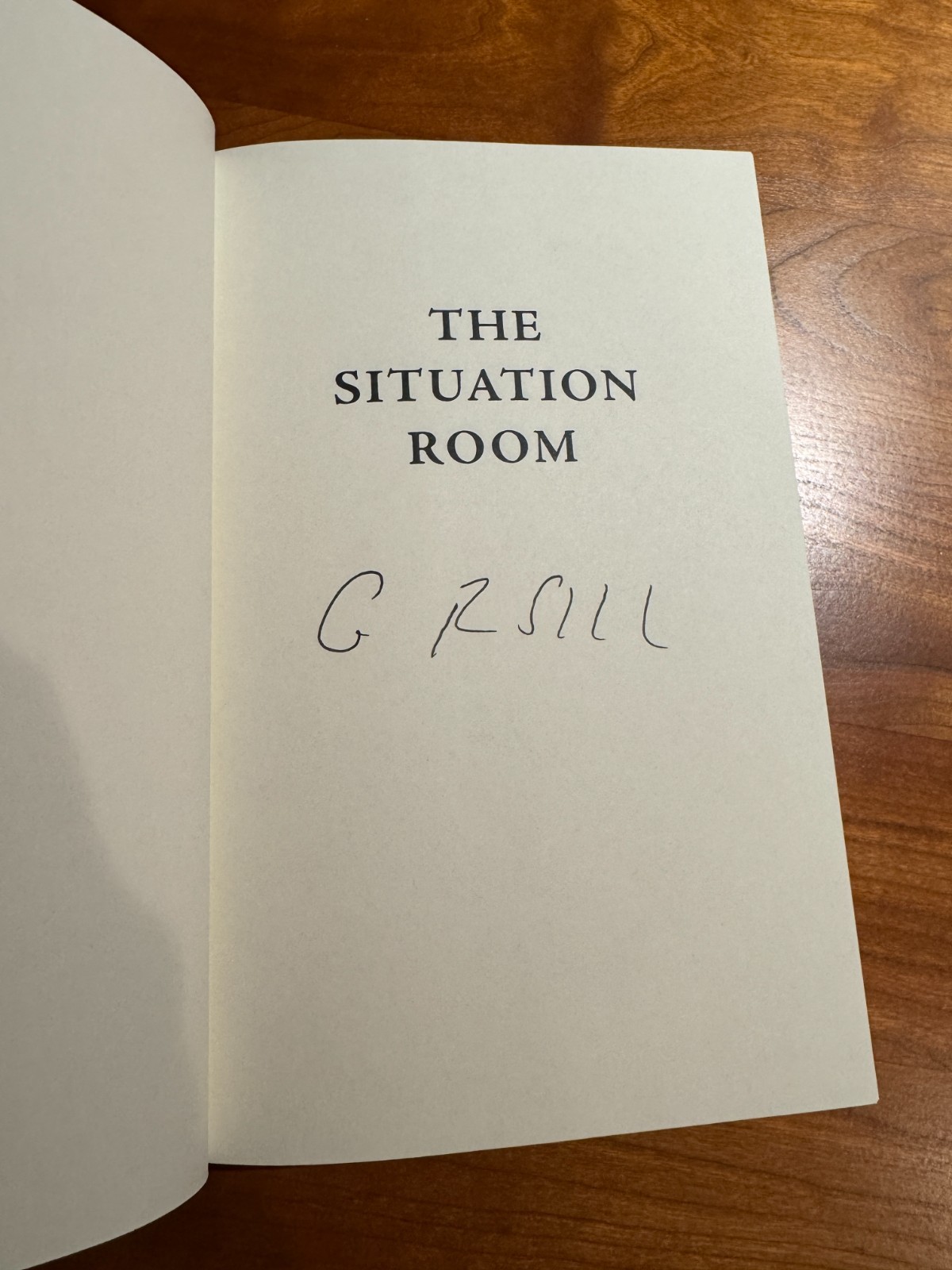 SIGNED! Situation Room: Inside Story of Presidents in Crisis Stephanopoulous
