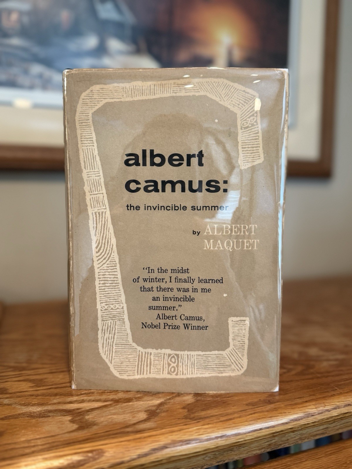 Albert Camus: The Invincible Summer by Albert Maquet 1st Edition 1958 Hardcover