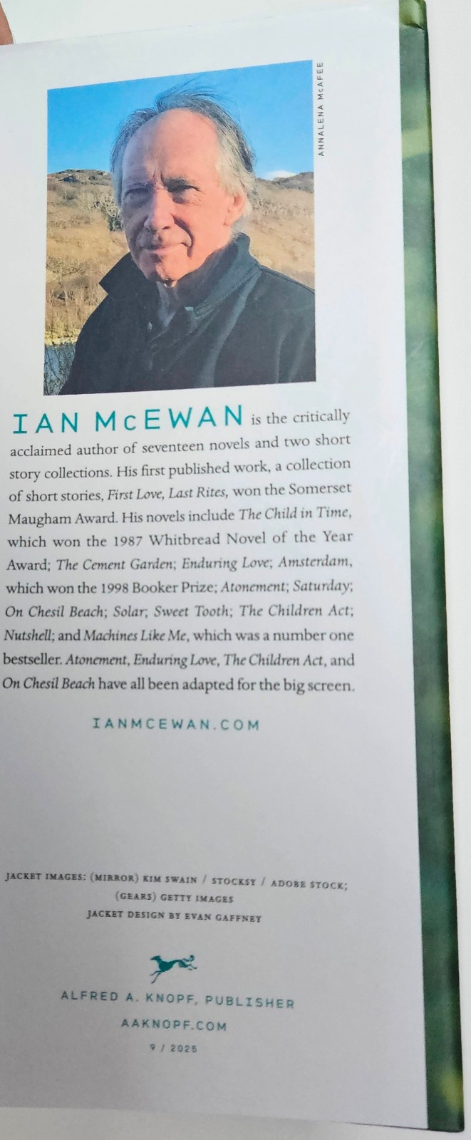 What We Can Know by Ian McEwan (Atonement) Hardcover LIKE NEW