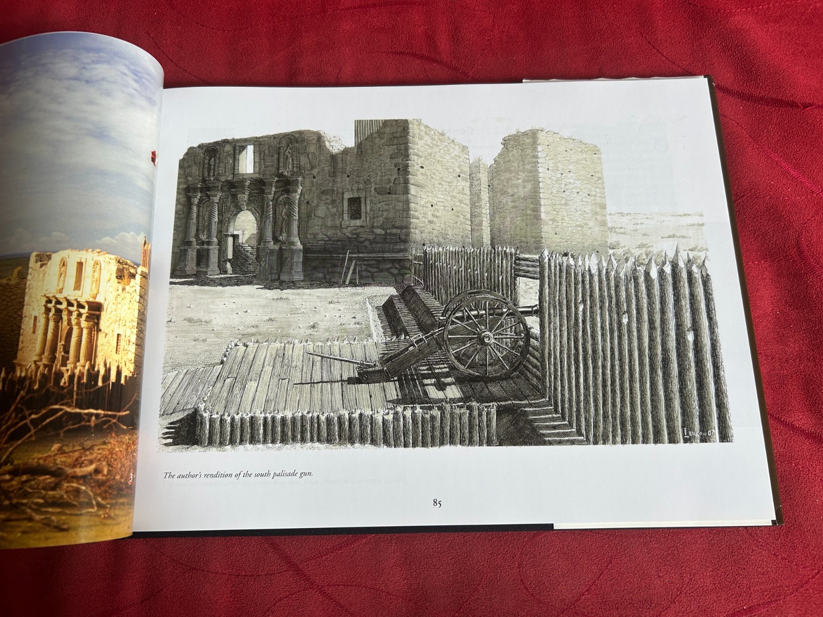 2008 Illustrated Alamo 1836 Photo Journey Mark Lemon Hard Cover Book