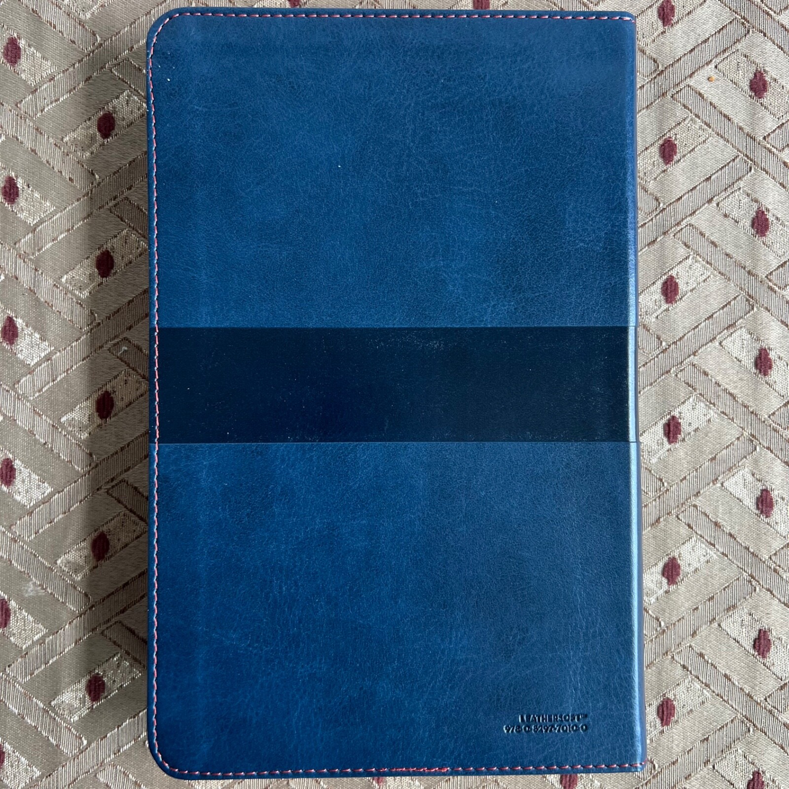 NBLA Biblia Ultrafina Letra Grande Tamaño Manual Leather Azul – NEW Nueva