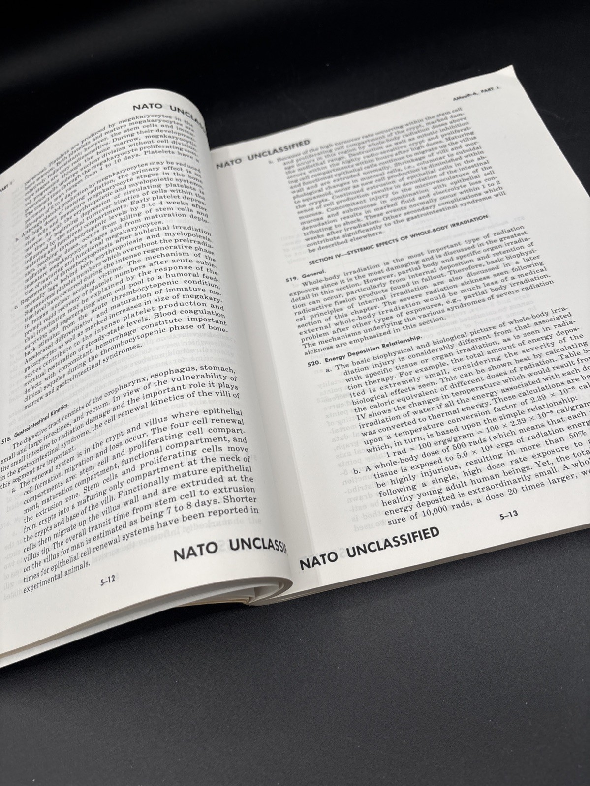 1973 NATO Handbook on Medical Aspects of NBC Defensive Operations Army Navy AF