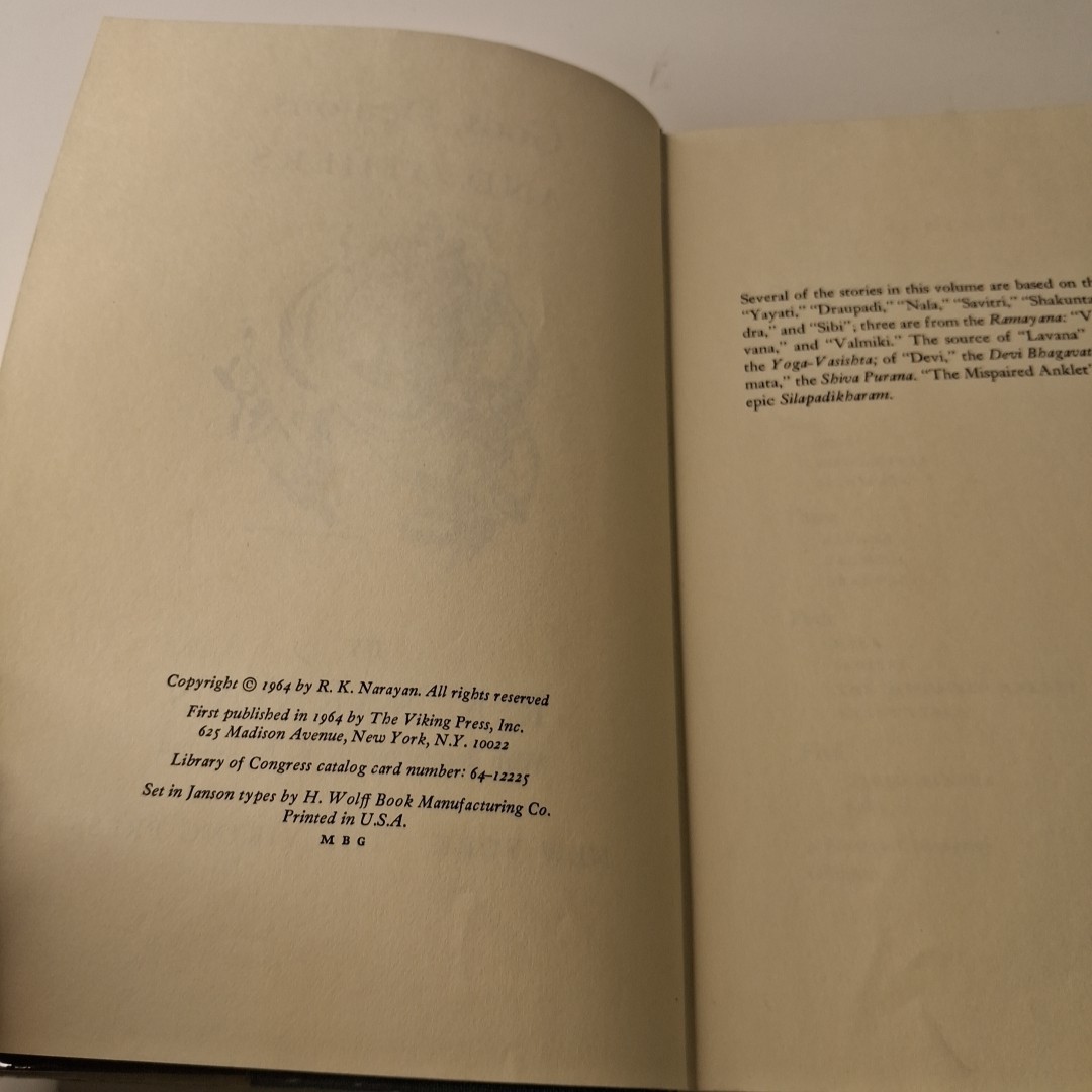 Gods Demons and Others by RK Narayan HC (1964)