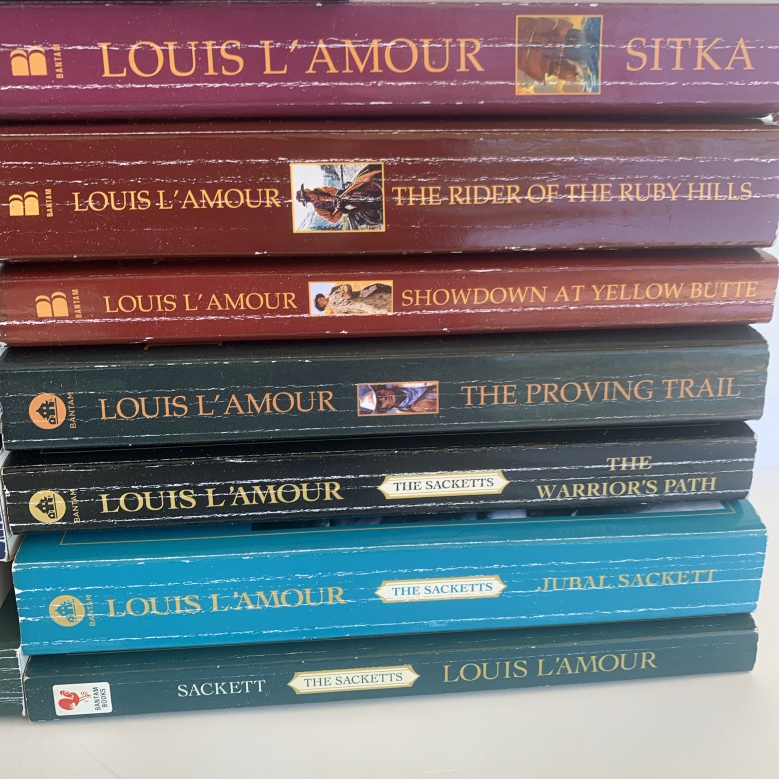 Louis L’Amour PB lot of 14 Lost Treasures Books And Sacketts