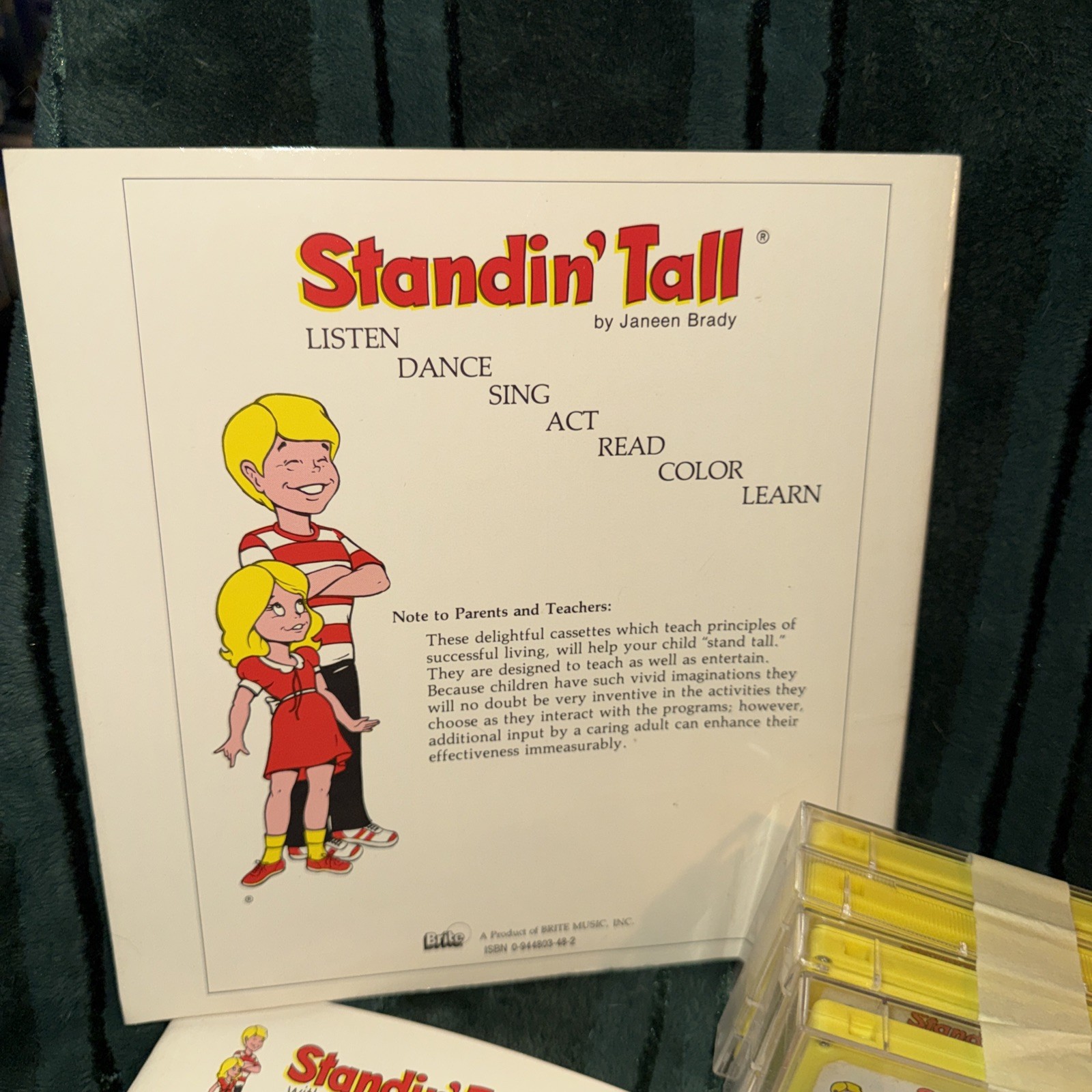 Brite Janeen Brady Standin Tall Lot 4 Books And Tapes Gratitude Courage Honesty