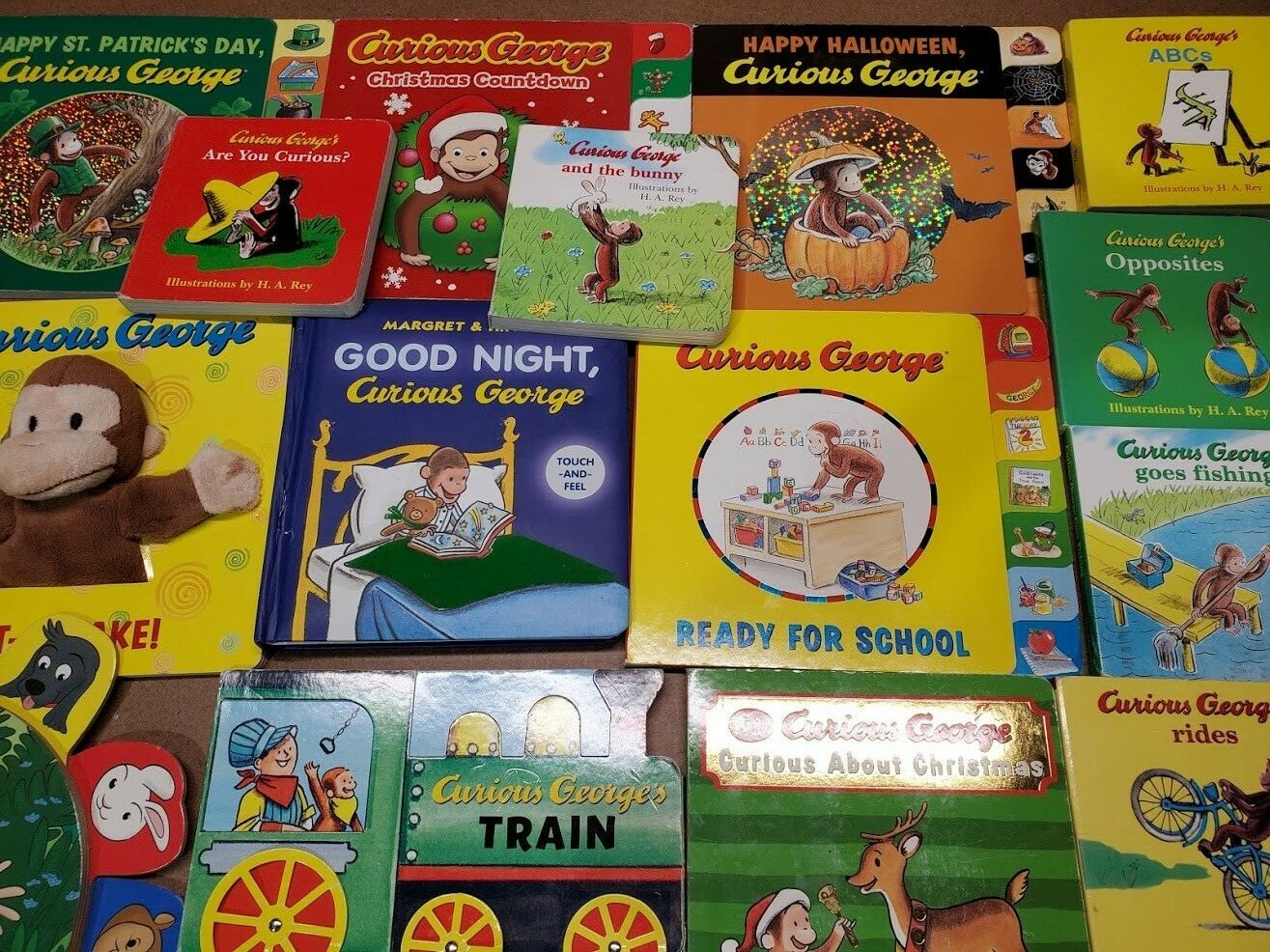 Lot of 10 CURIOUS GEORGE Board Books by Margret & H. A. Rey „Random Mix“