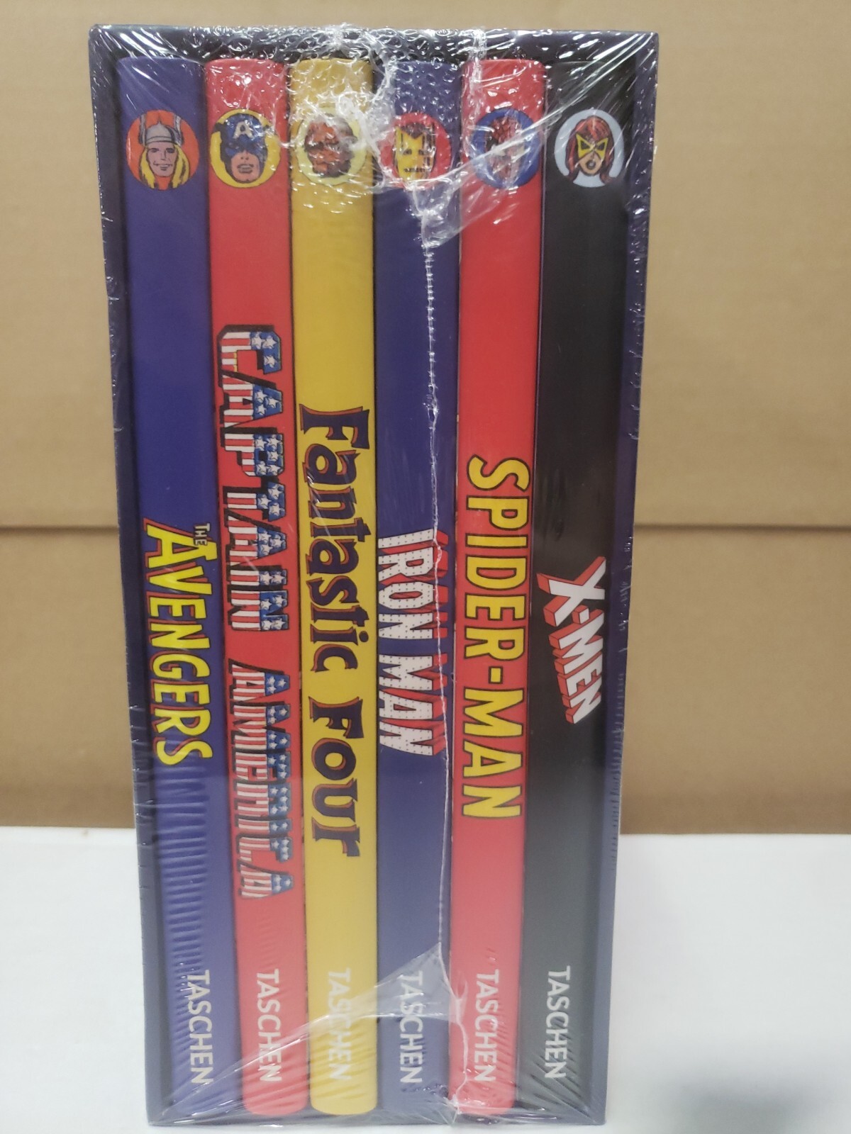 Marvel Super Heroes: 6-Book Set, Author Roy Thomas – BRAND NEW SEALED
