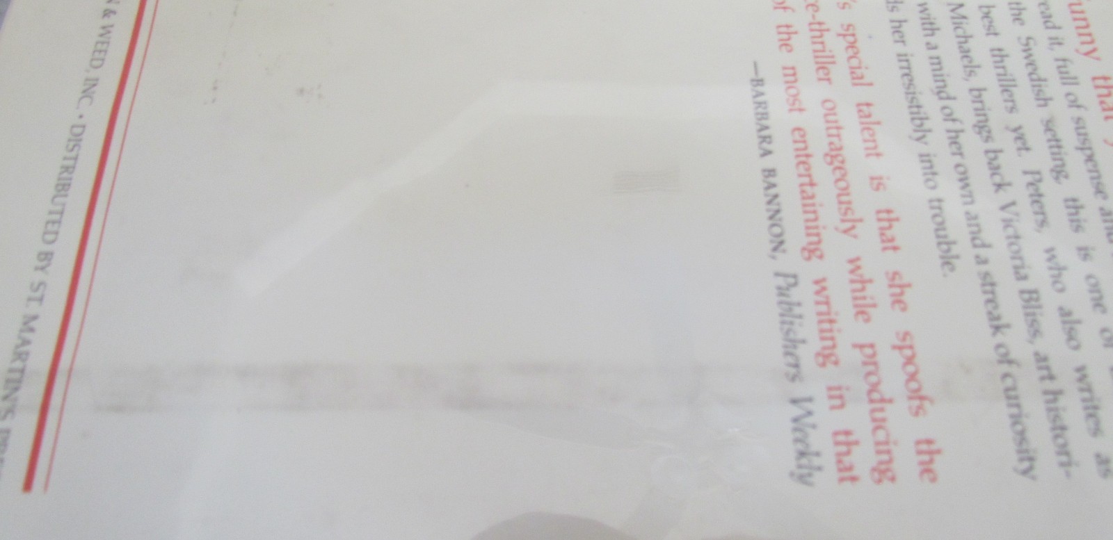 RARE SIGNED Silhouette in Scarlet by Elizabeth Peters 1983 · 1st Edition