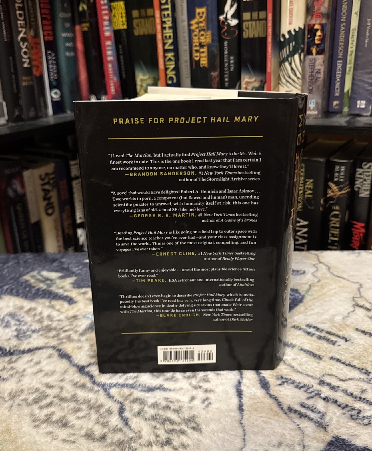 Project Hail Mary – Andy Weir (2021, Hardcover) First Edition/6th Print, VG+