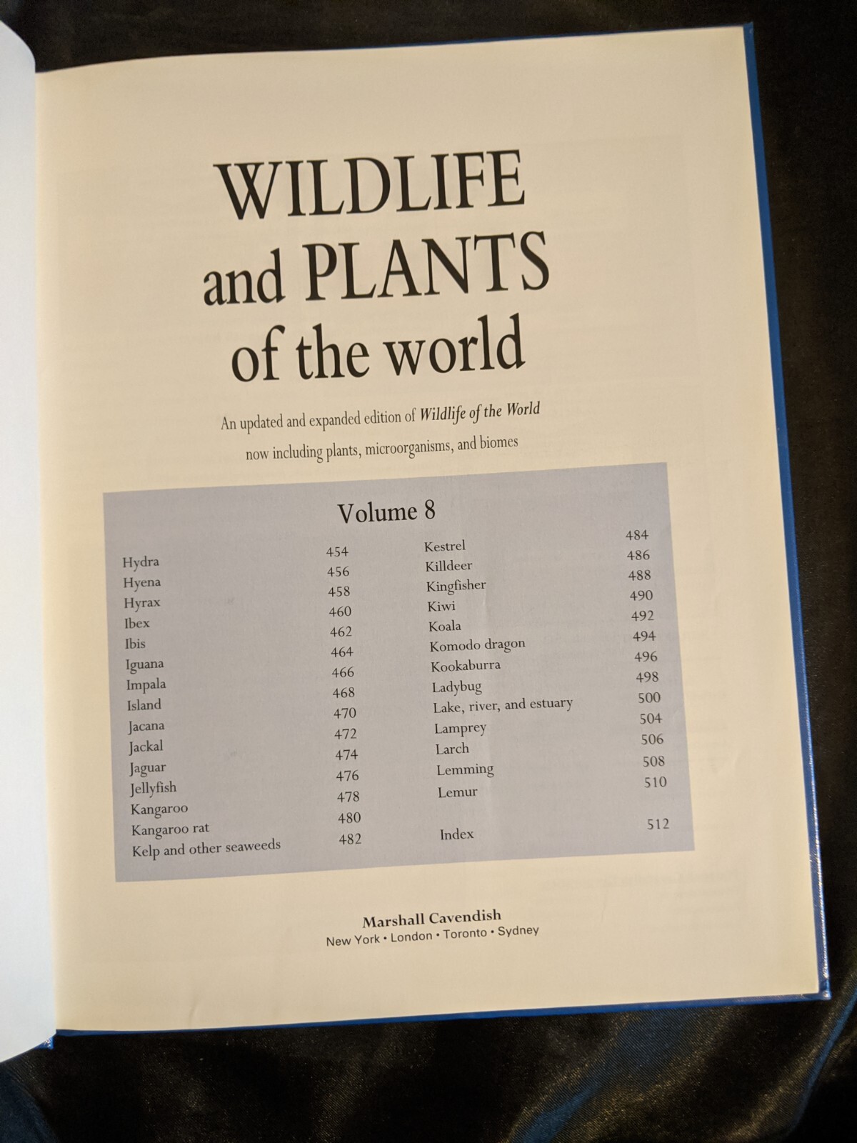 Wildlife and Plants of the World by Marshall Cavendish Corporation Volume 8