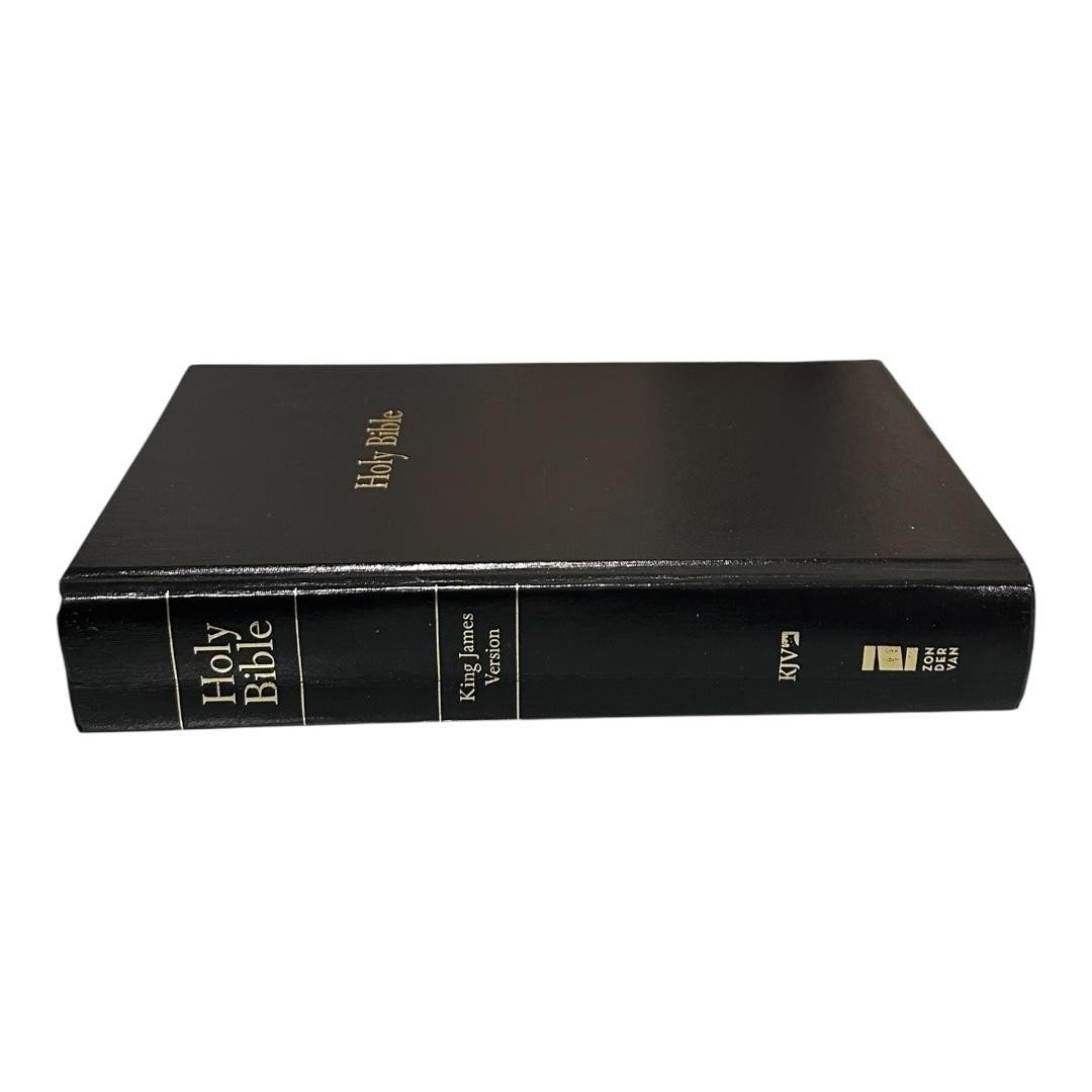 Holy Bible King James Version Translators Zondervan HC Large Print Black 2020