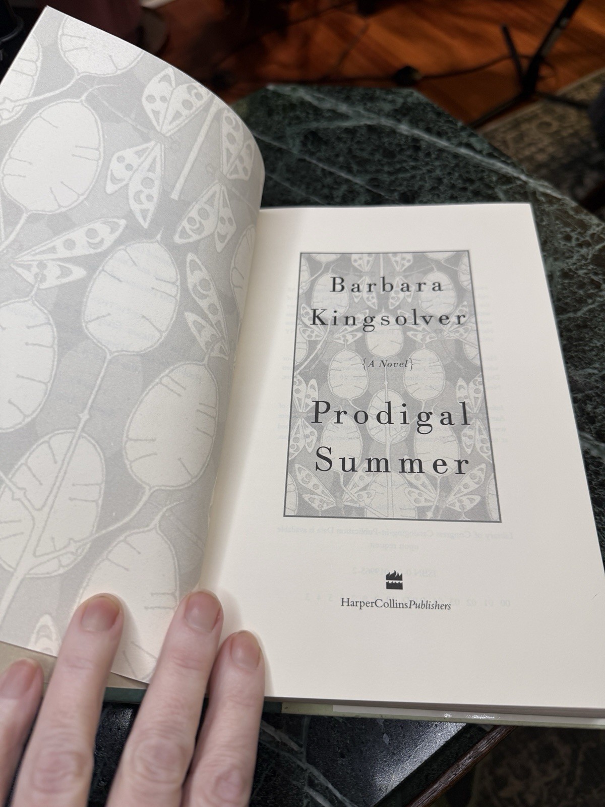 Prodigal Summer by Barbara Kingsolver Hardcover 2000 First Edition 2000 Vintage