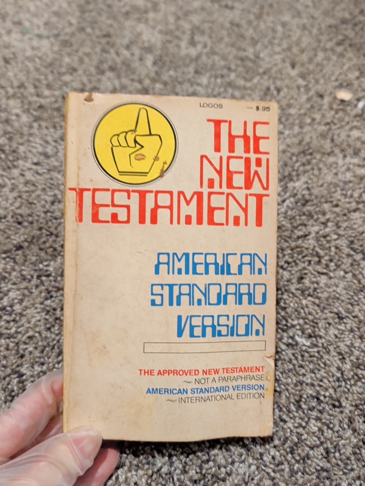 New Testament ASV Logos International Edition 1972 Religious Bible