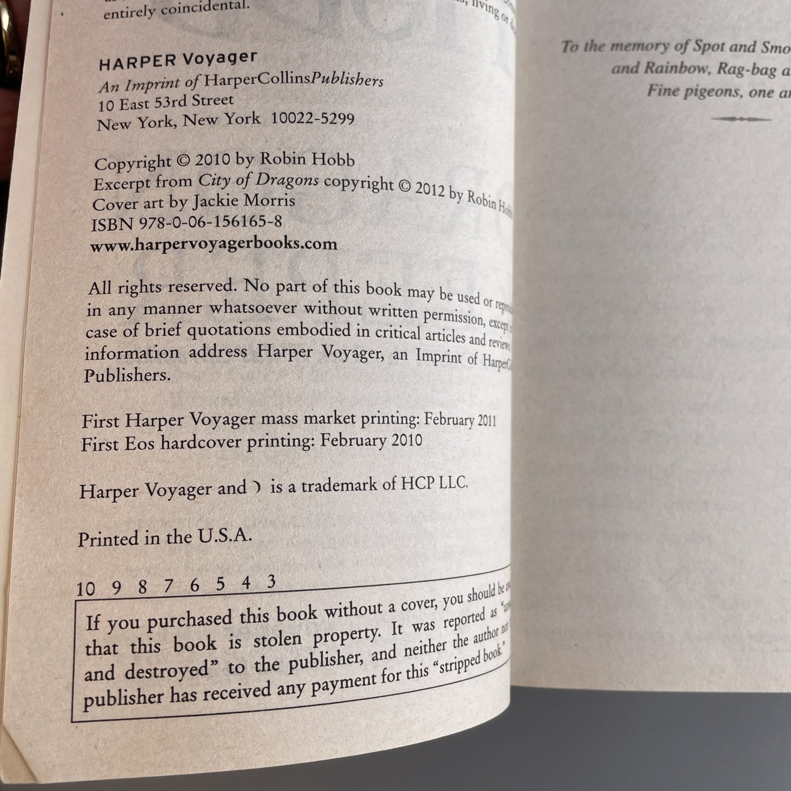 Robin Hobb Rain Wild Chronicles Lot 2 Dragon Keeper Dragon Haven PB Fantasy