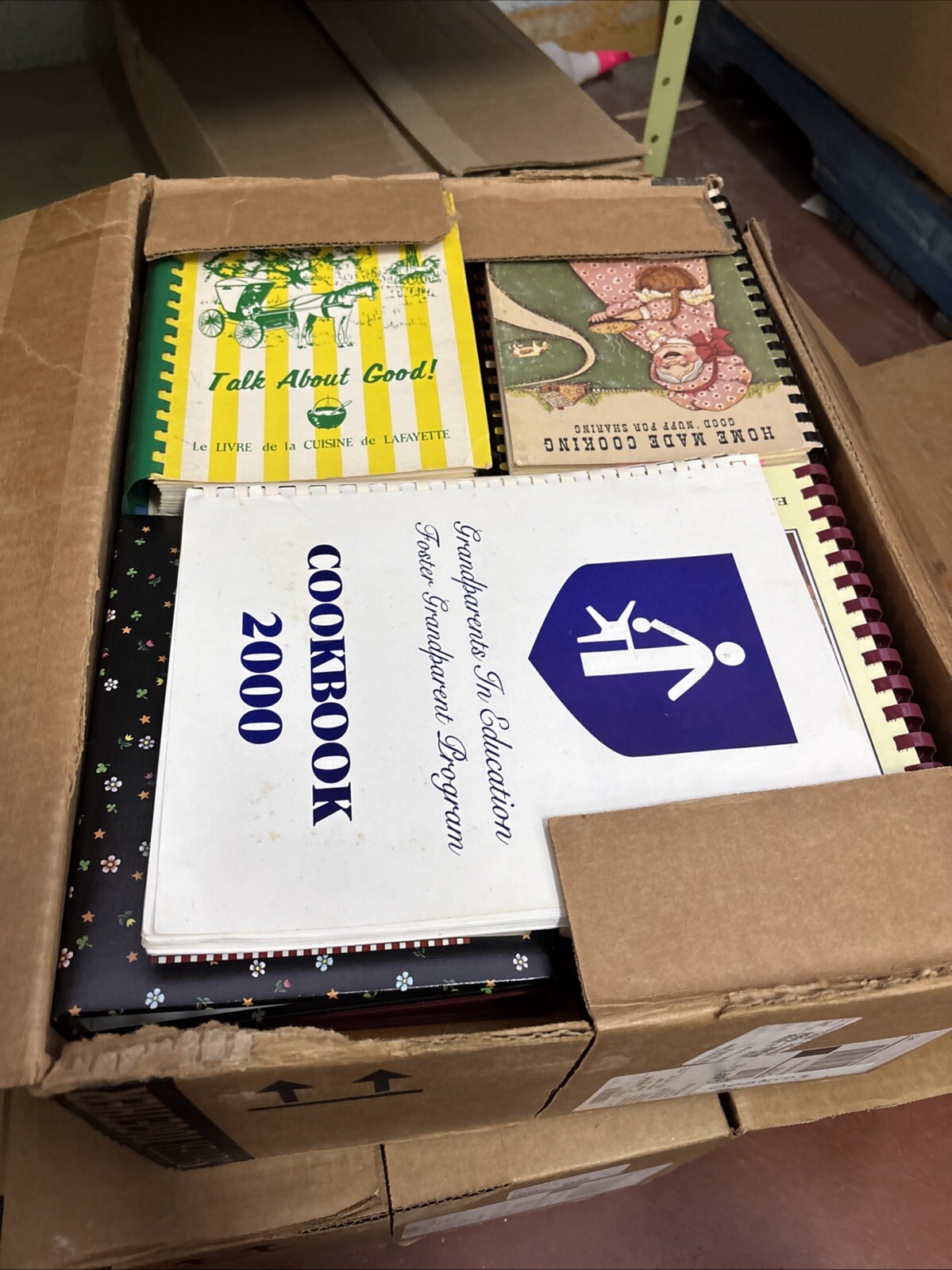 Vintage Church/other Spiral Bound Local Recipe Cookbooks – Random Lot of 10