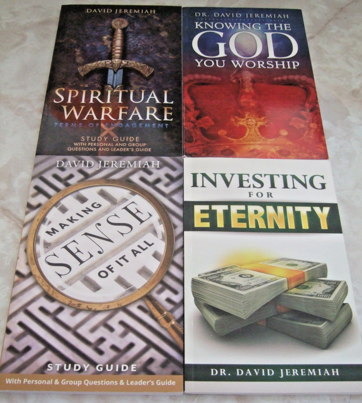 DR. DAVID JEREMIAH CHRISTIAN STUDY GUIDES LOT OF 18 NO DUPLICATES VGC #4