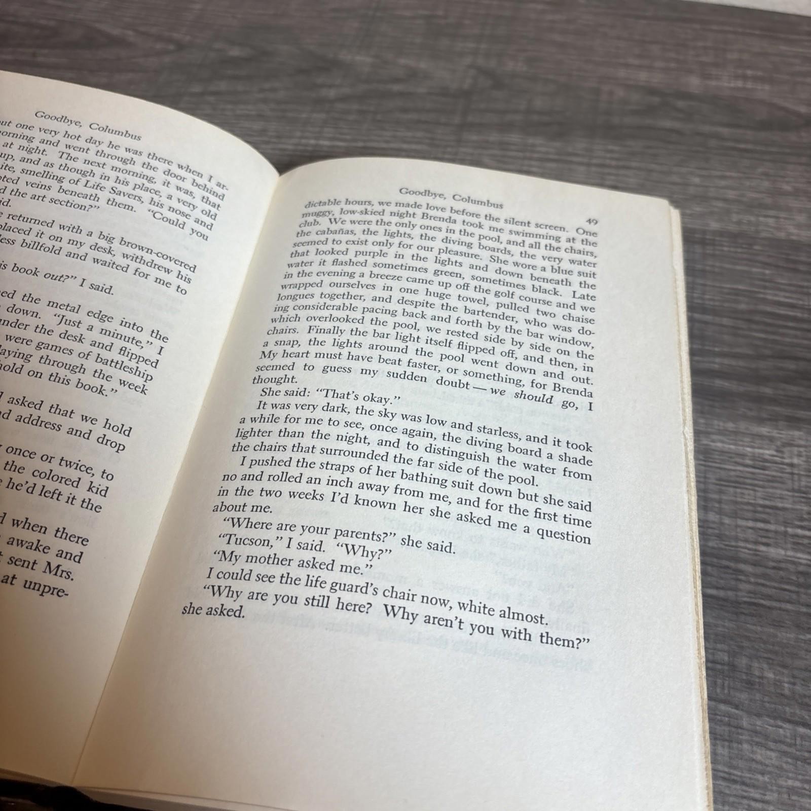 GOODBYE, COLUMBUS 1959 Philip Roth 1st Edition 6th Print