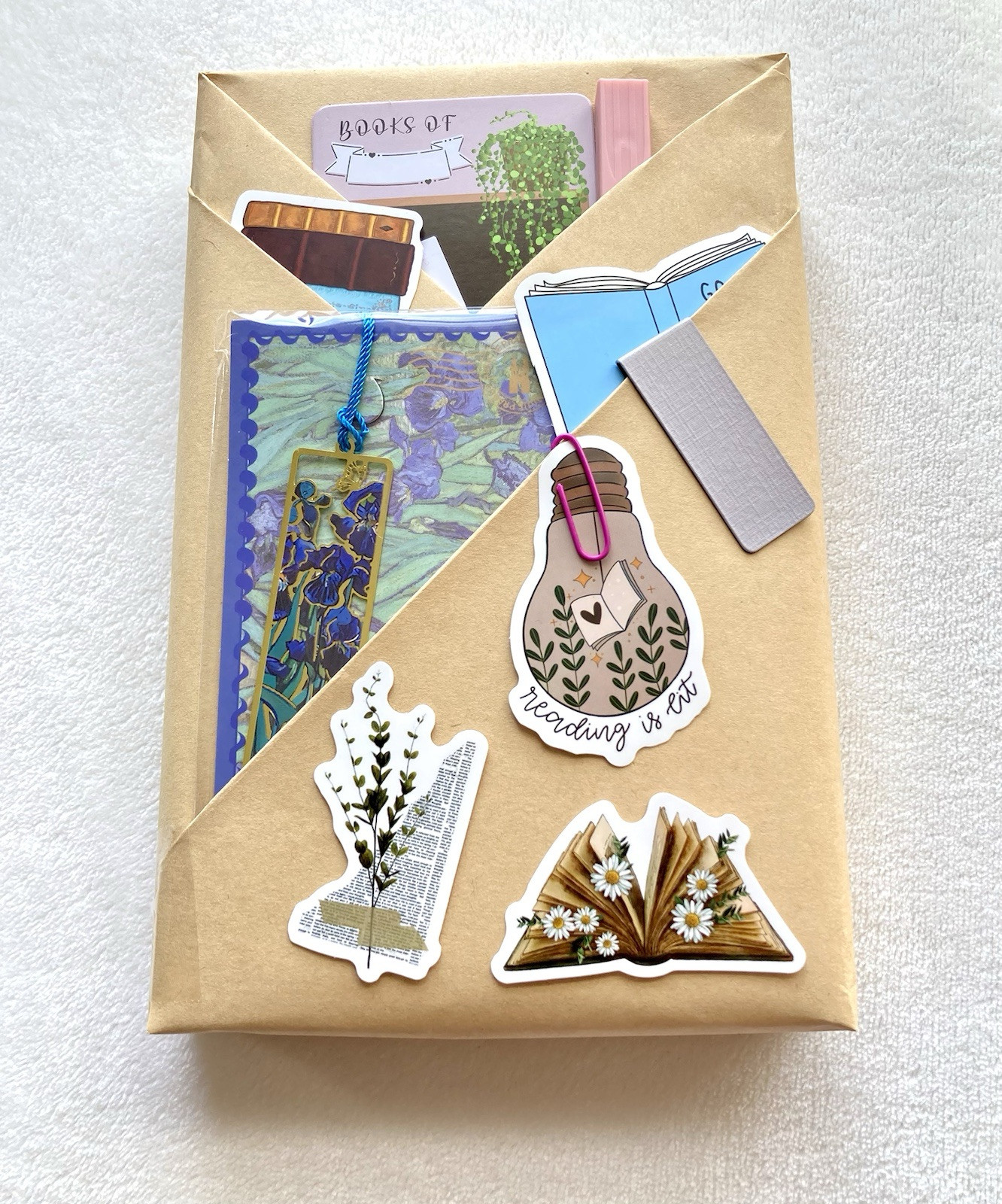 Blind Date With A Book Bookish Gift Bookmark Stickers fiction mystery Book Lover
