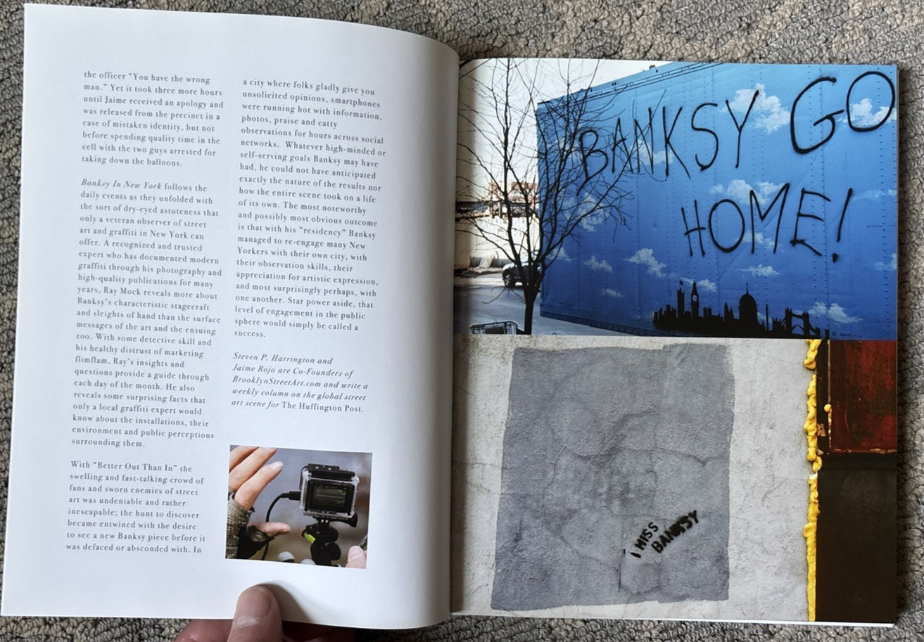 Bansky In New York Ray Mock Carnage NYC HC