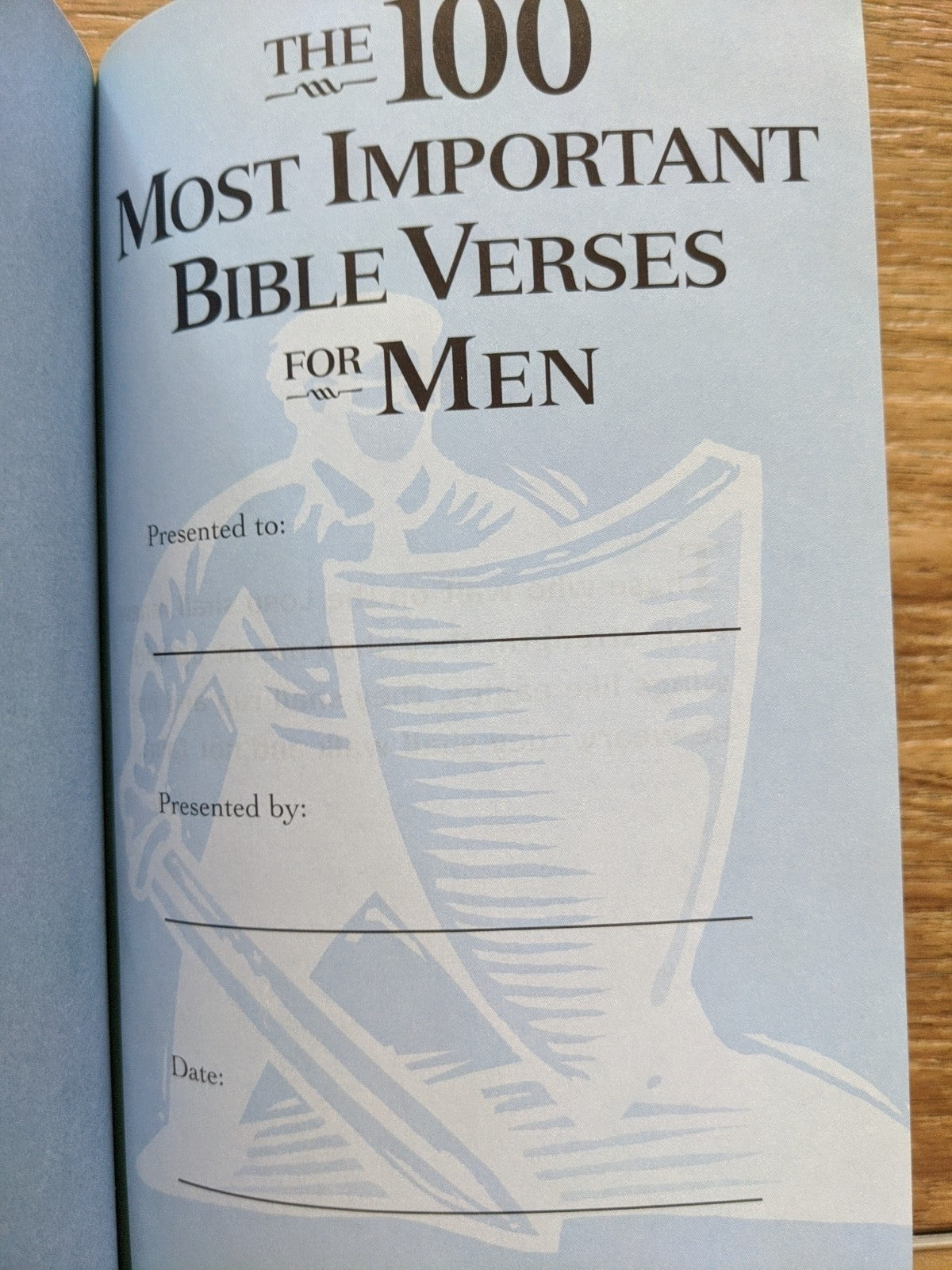 The 100 Most Important Bible Verses For Men Lot 2 CM2