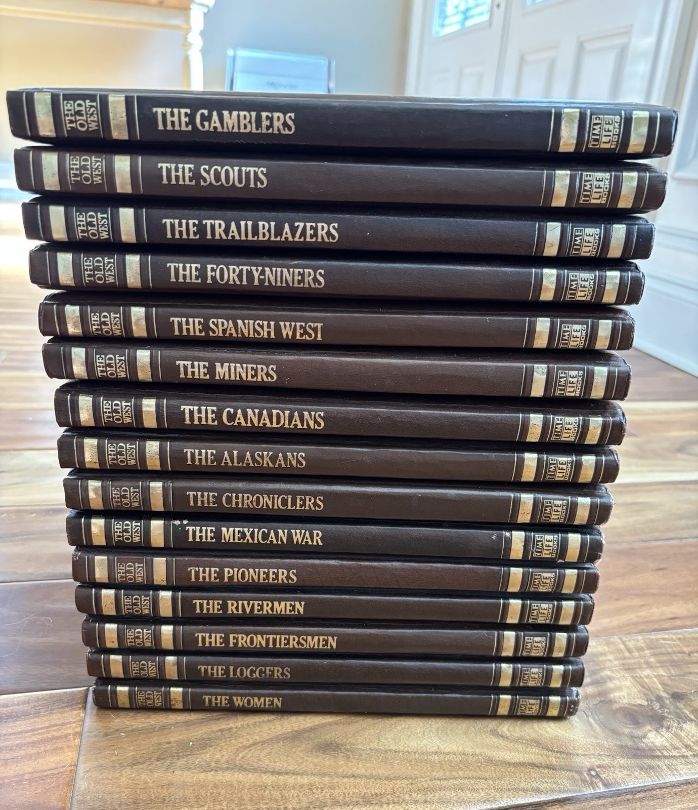 Time Life Books The Old West Series 15 Volume Lot 1978 EUC Leather Bound Books