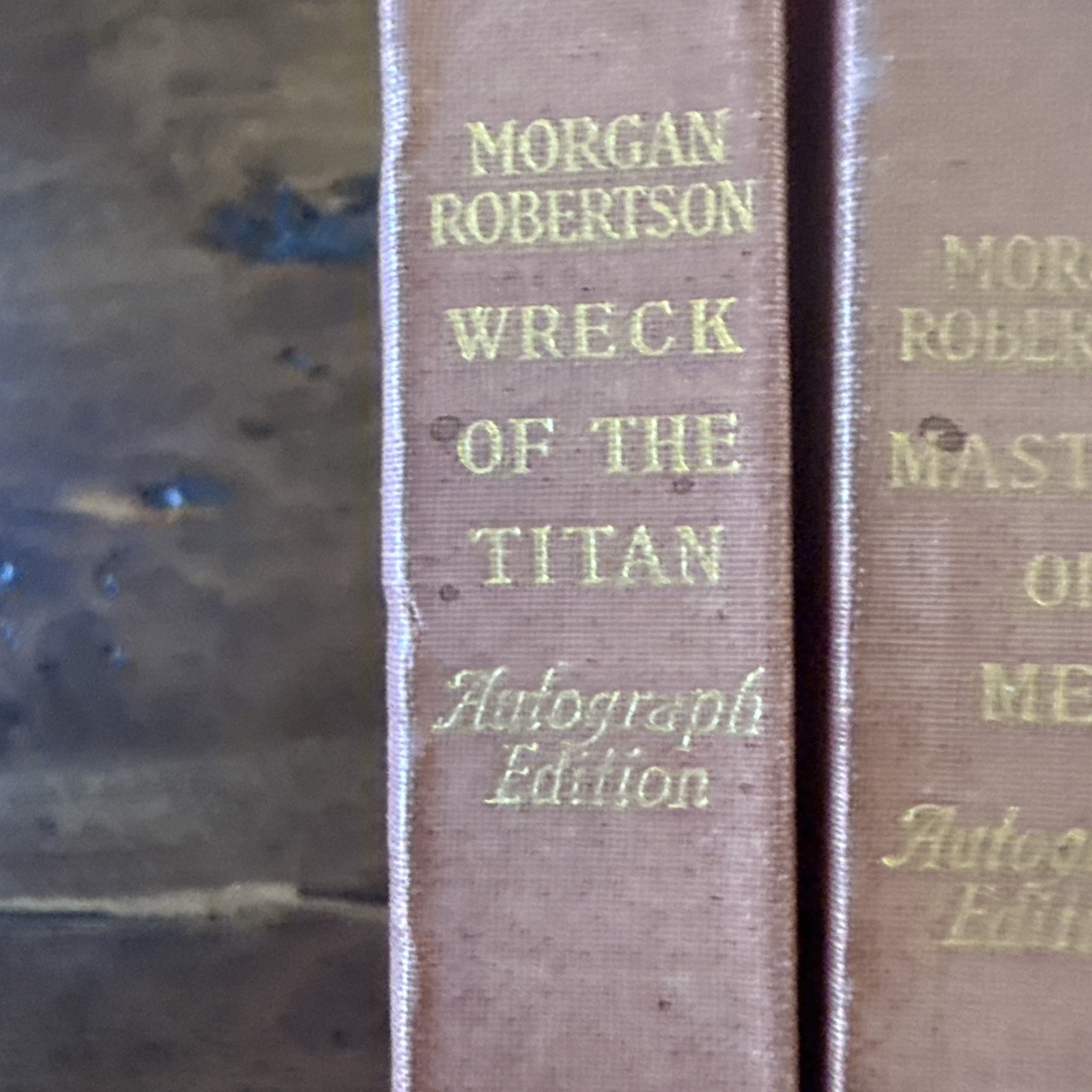morgan robertson Book lot vintage late 1800’s early 1900’s