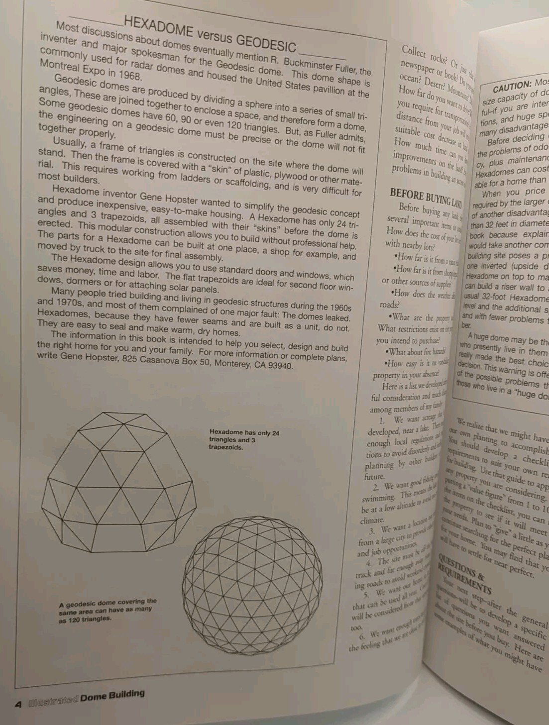 Illustrated Dome Building : Step-by-Step Complete Plans by Gene Hopster