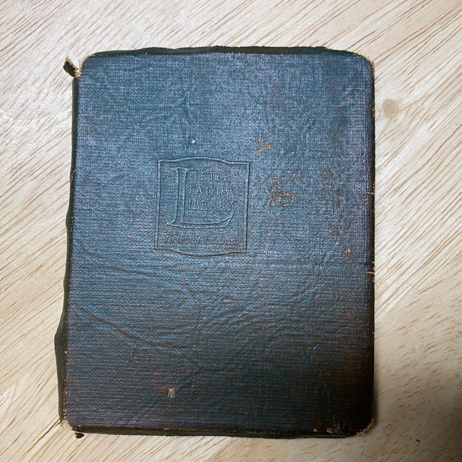 RARE Little Leather Library Book • In The Rue Morgue • Edgar Allen Poe • Redcrof