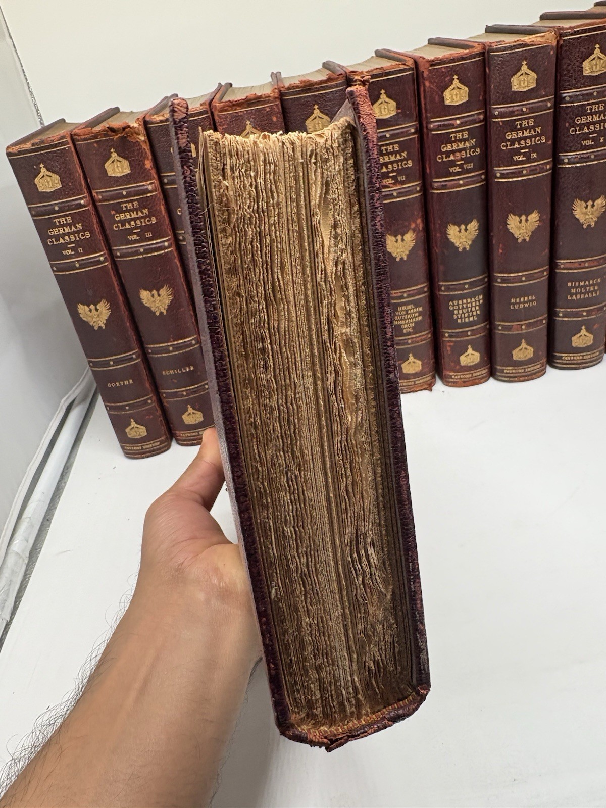 Antique The German Classics Patrons Edition 1-13 volumes 1913-14 Year / Rare