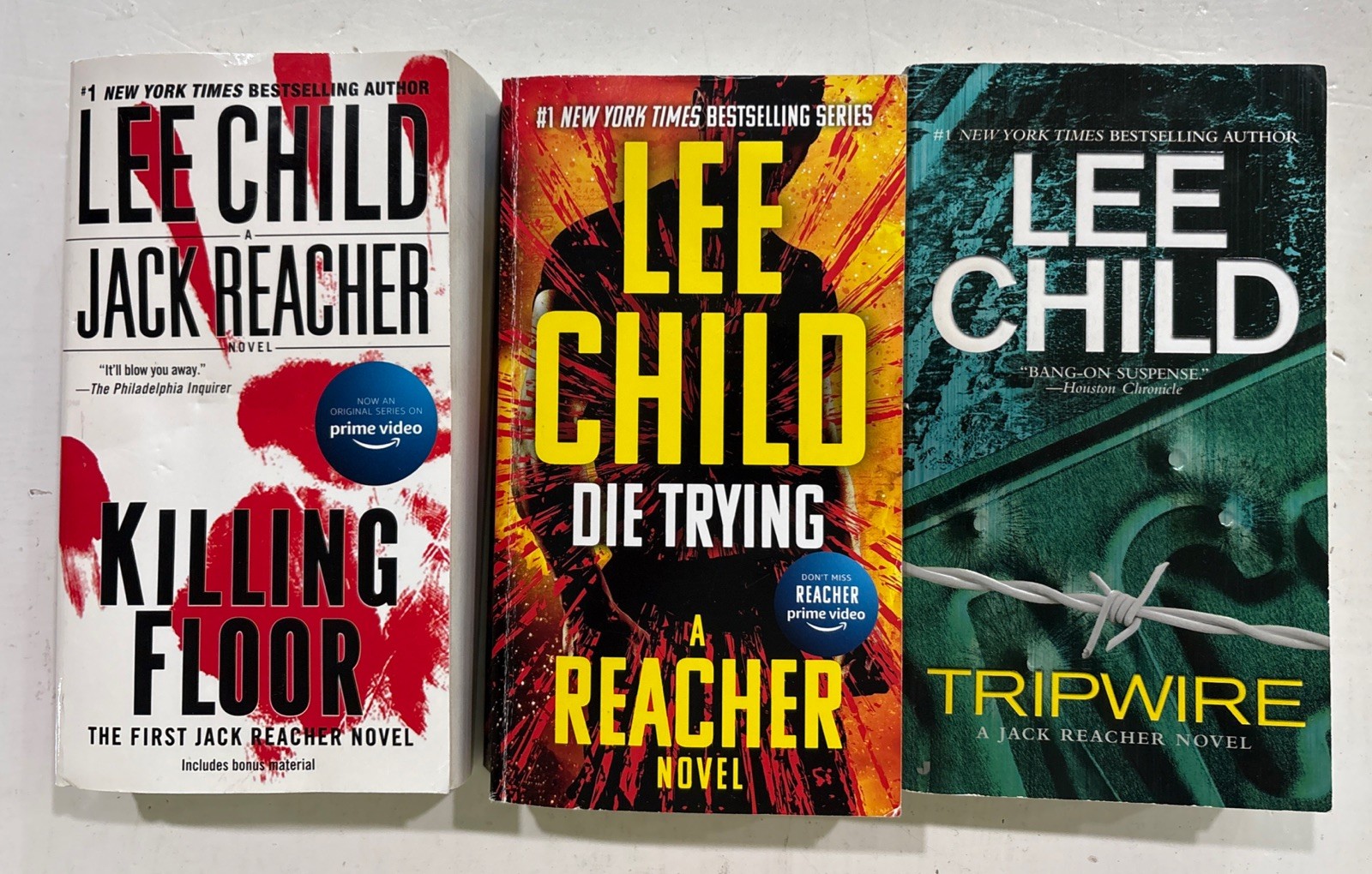 Complete JACK REACHER Series By LEE CHILD Books 1-30 Paperback Lot Set Prime TV