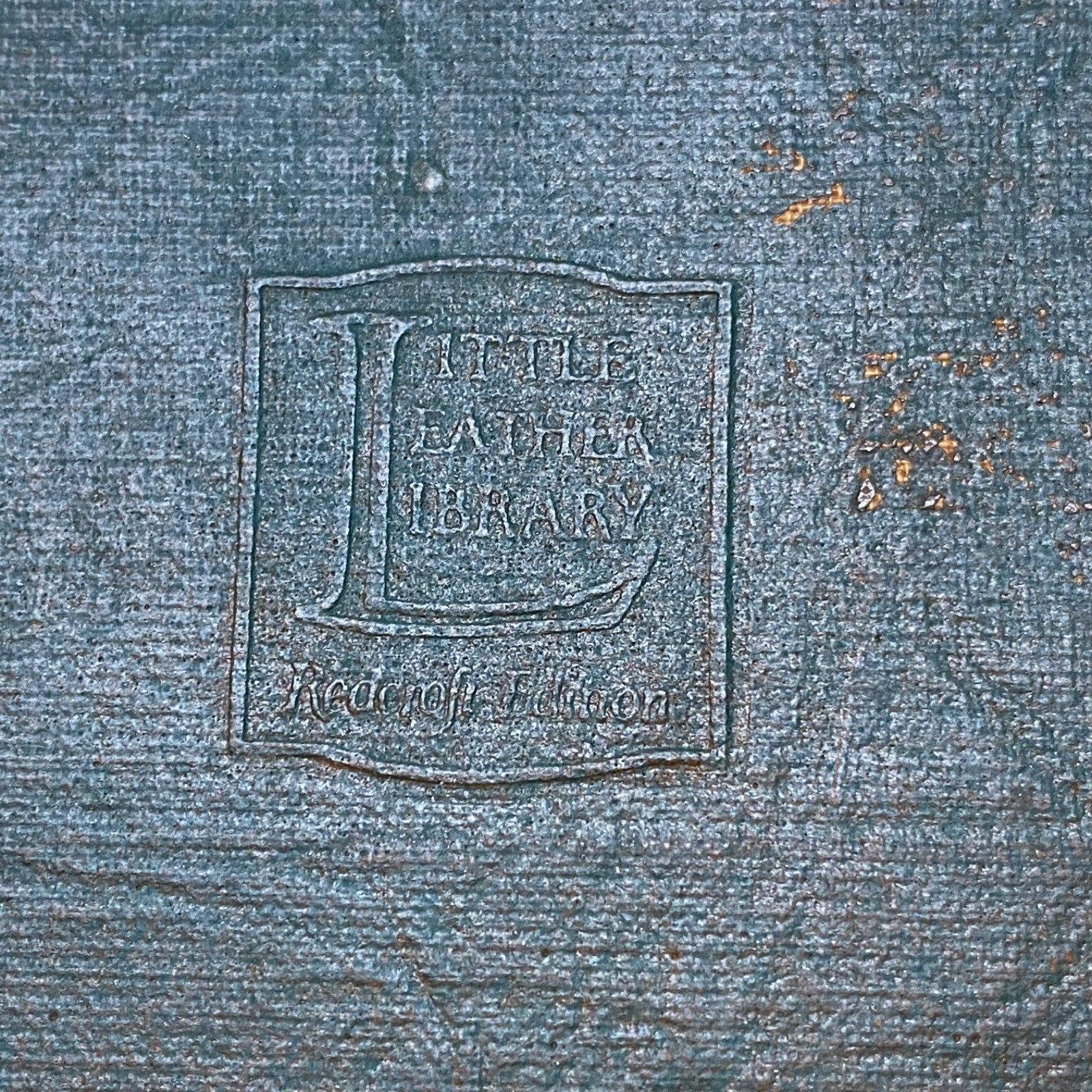 RARE Little Leather Library Book • In The Rue Morgue • Edgar Allen Poe • Redcrof
