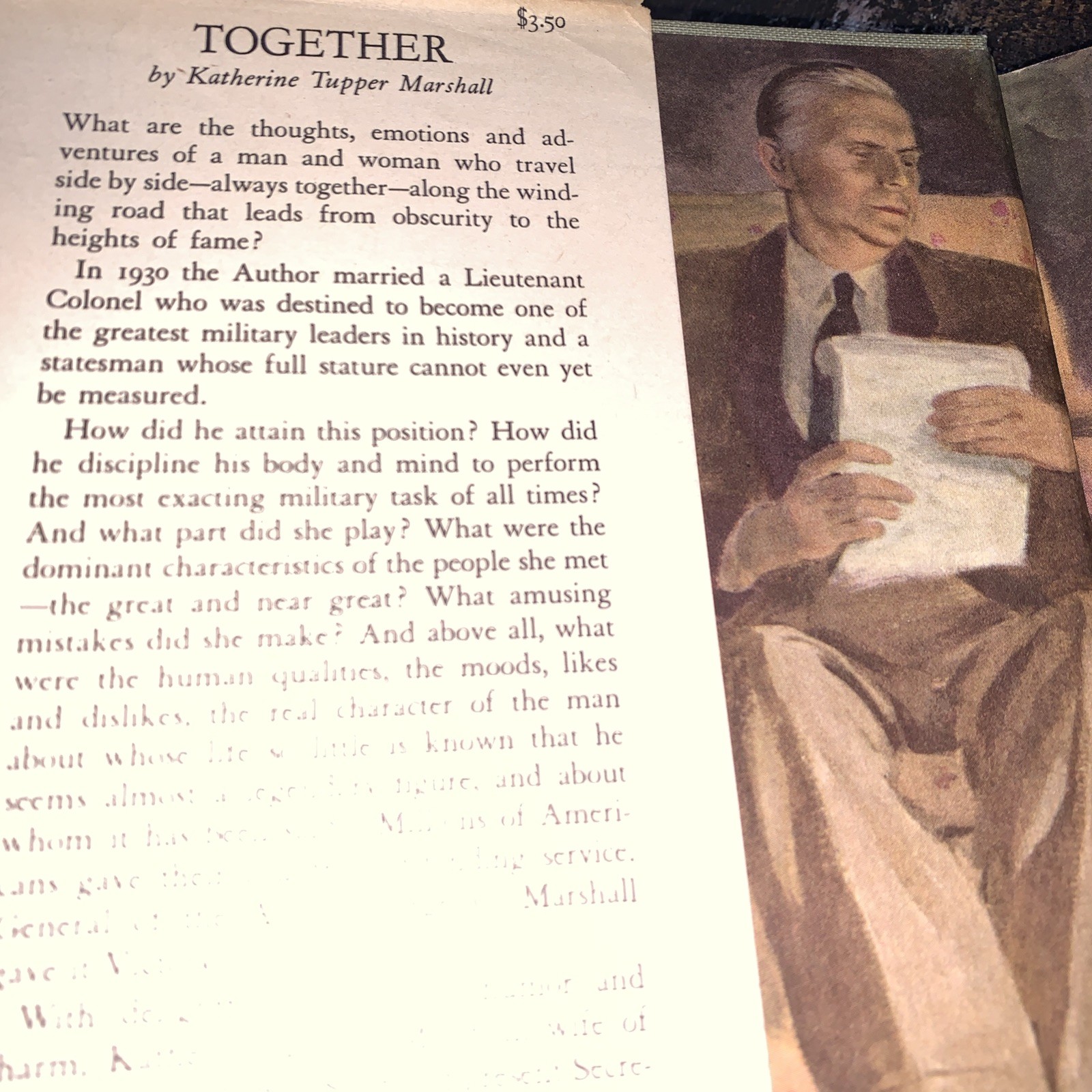 1947 „Together“ Katherine Tupper Marshall Hardcover General Marshall