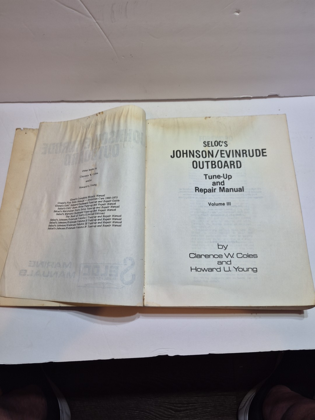 Johnson Evinrude 1958-1972 Seloc Vol 3 Repair Manual