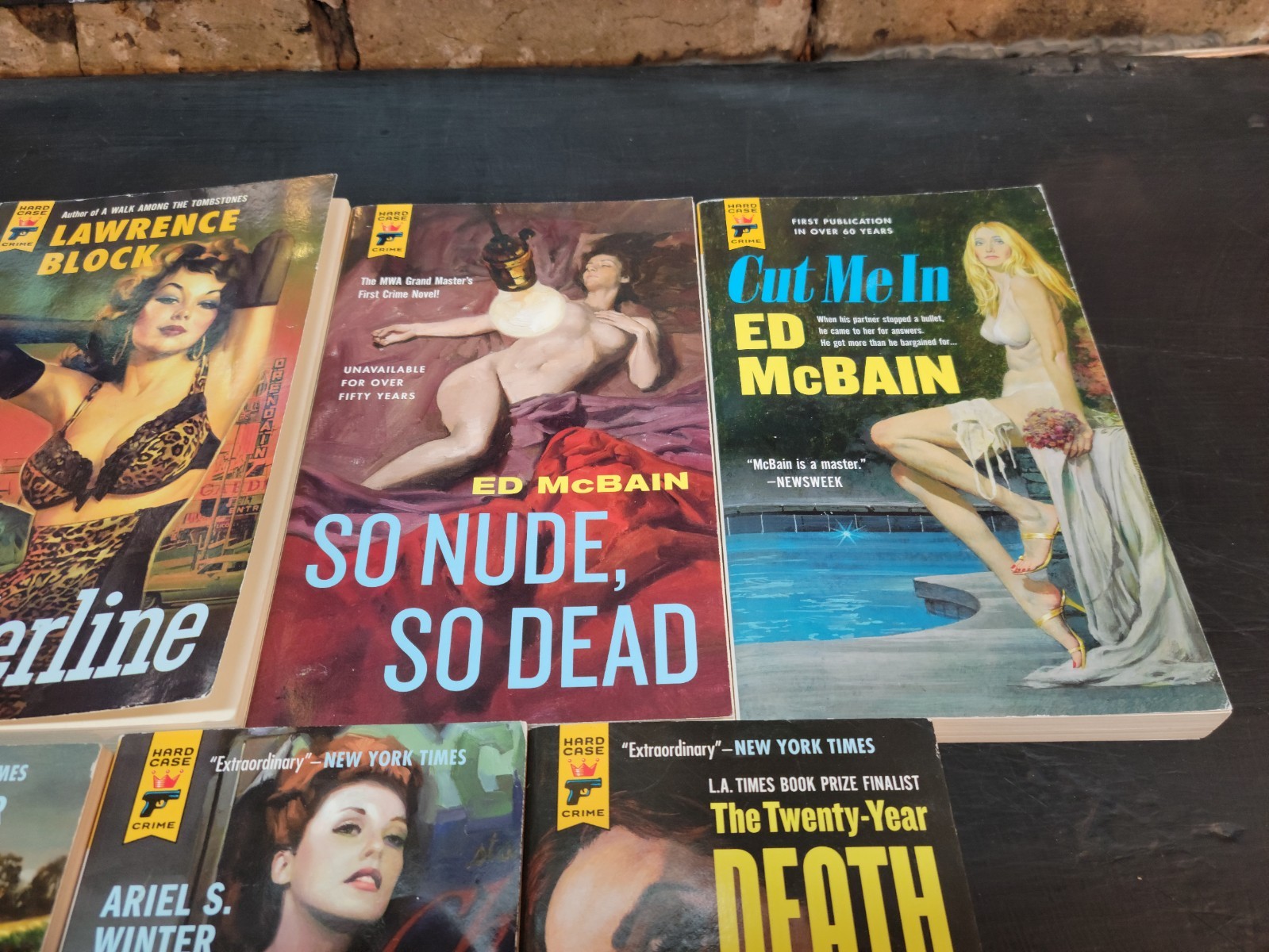 Lawrence Block / Ed McBain / Ariel S Winter Lot of 7 Books – HARD CASE CRIME