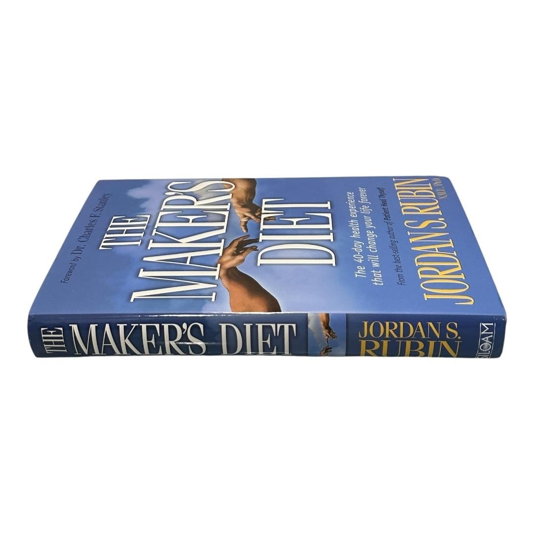 The Maker’s Diet Jordan S. Rubin Charles F. Stanley HC Blue Dust Jacket